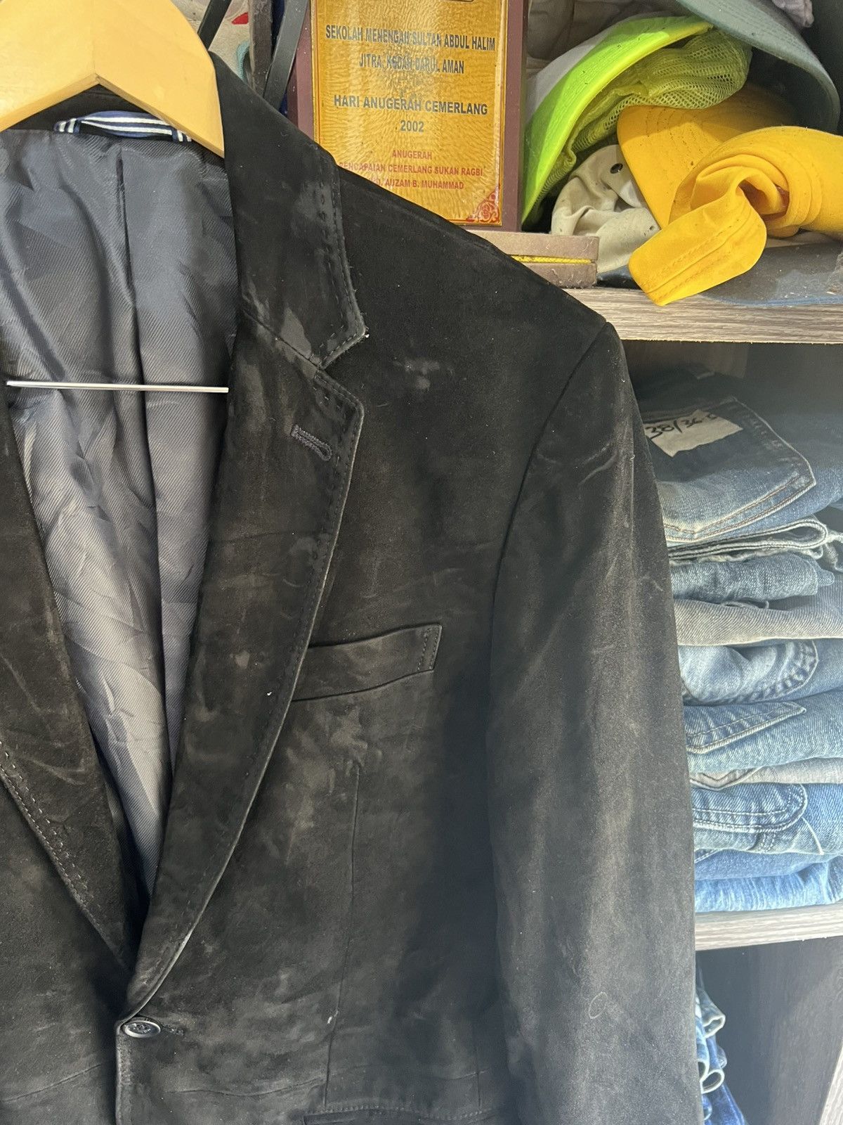 Lanvin 🔥Lanvin Suede Blazer Size 40R - 6 Thumbnail