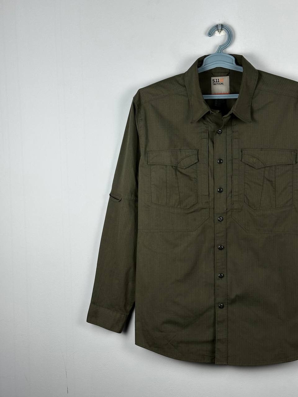5.11 5.11 Tactical Pro Light Military Overshirt Jacket Olive Size US XL / EU 56 / 4 - 2 Thumbnail