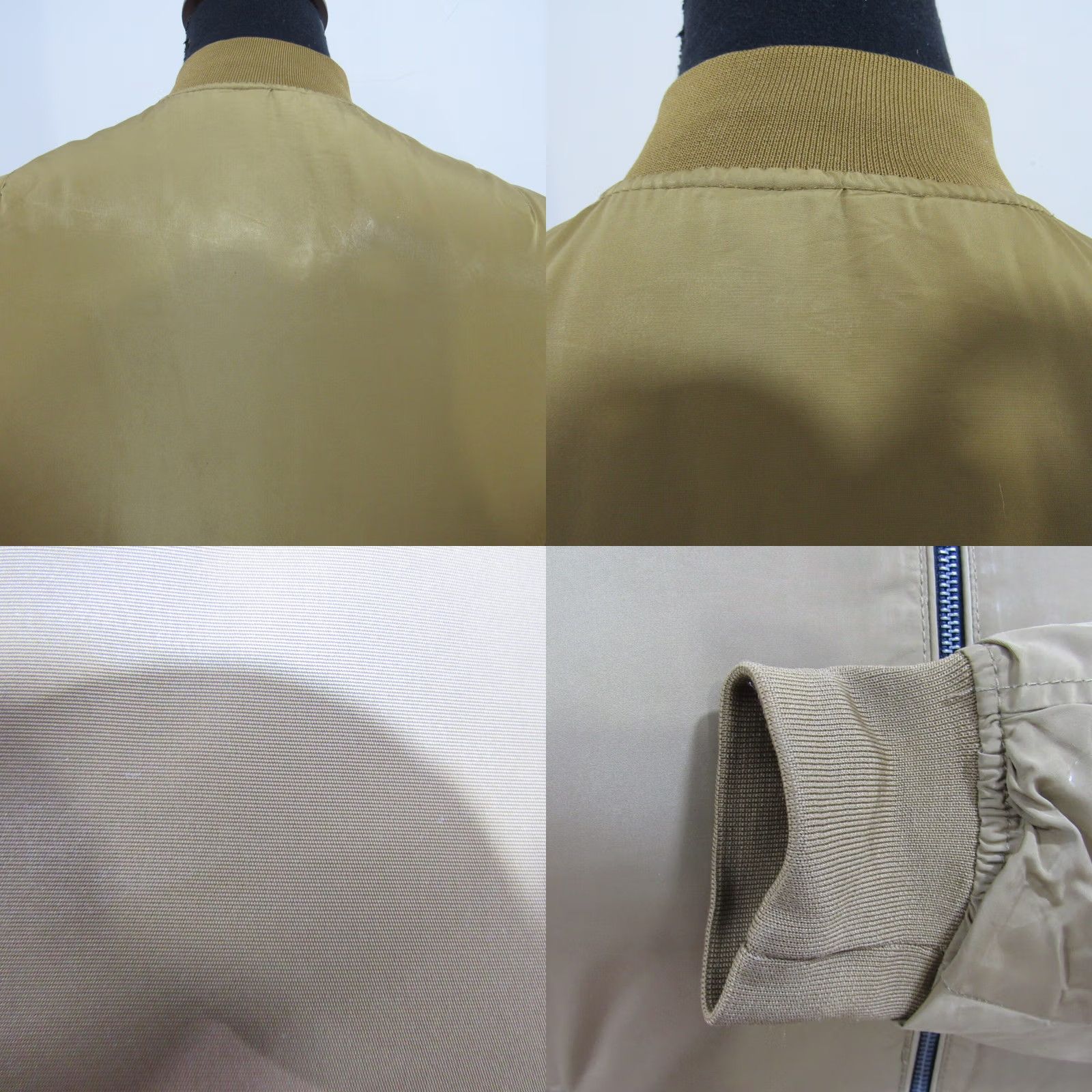Vintage Pull & Bear Mens Bomber Jacket Golden Chest 42/44 REF (Y07701) Size US XS / EU 42 / 0 - 8 Thumbnail