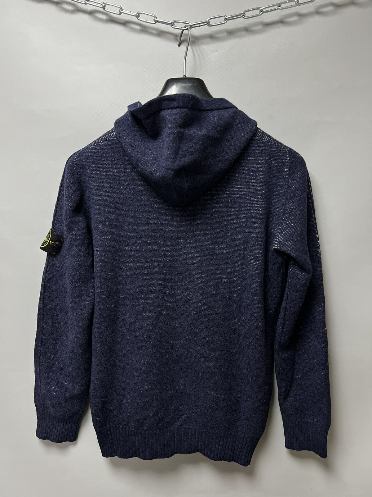 Stone Island Stone Island Sweater Hoodie Lana Wool Big Logo Size US S / EU 44-46 / 1 - 13 Thumbnail