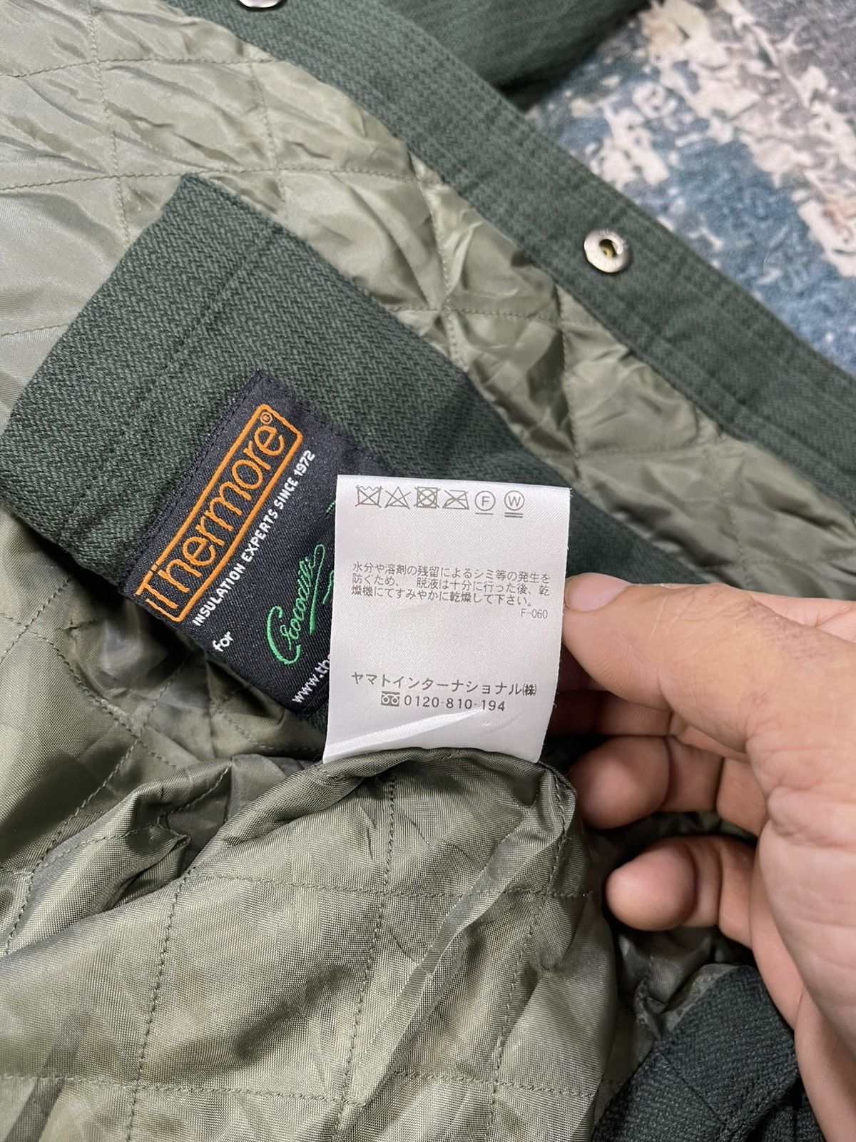 Japanese Brand Crocodile Thermore Insulation Button Down Shirt Jacket Size US M / EU 48-50 / 2 - 14 Thumbnail
