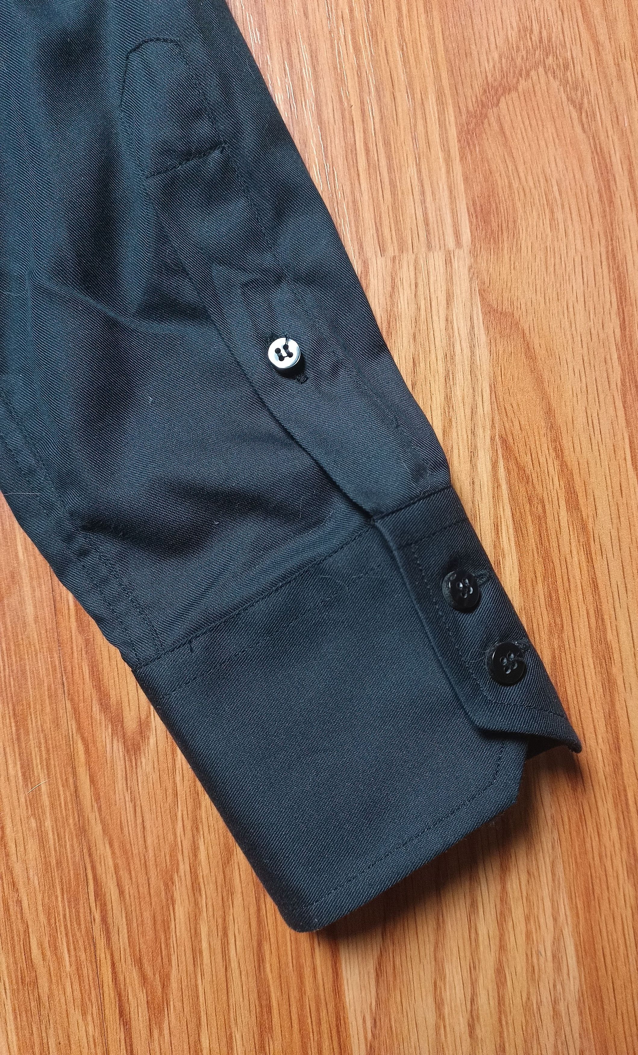 Romeo Gigli Romeo Gigli Black Men Shirt Size 15.5 /39 Size US M / EU 48-50 / 2 - 6 Thumbnail