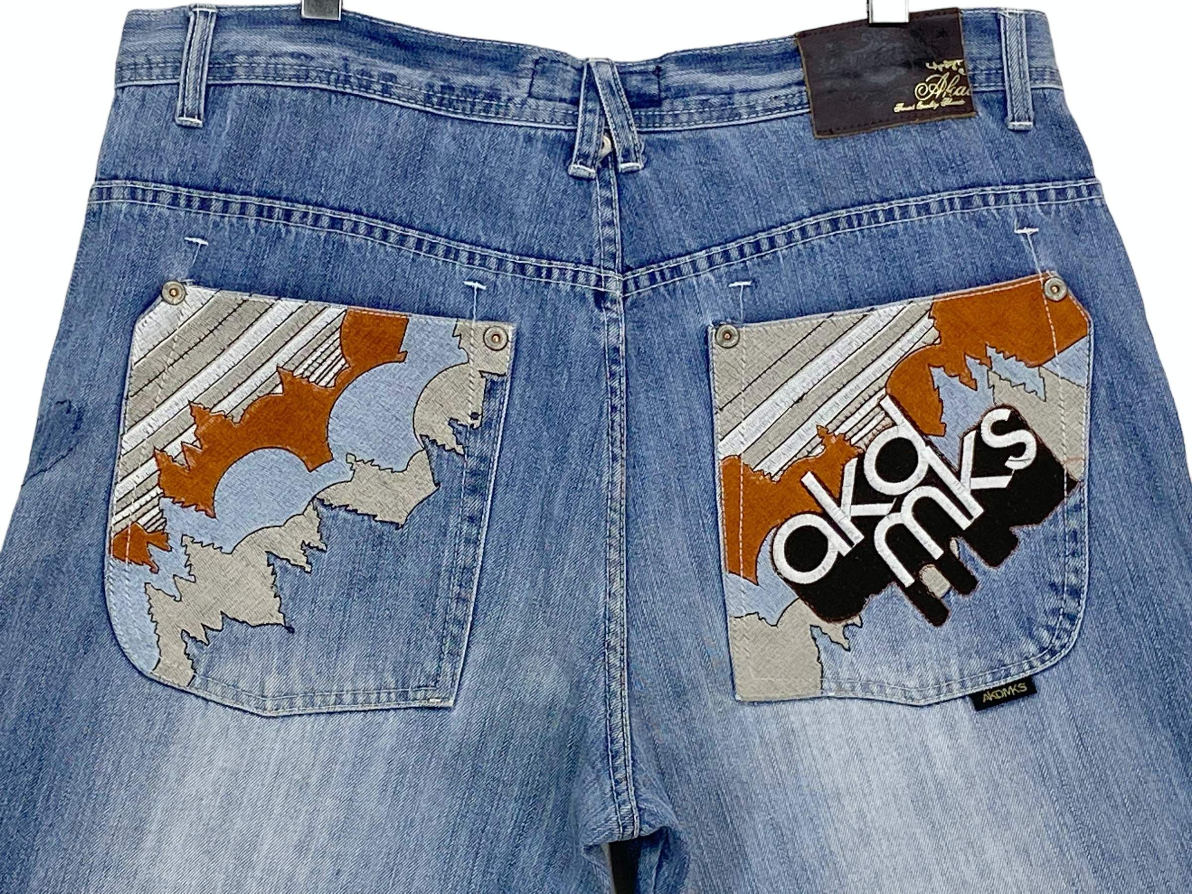 Akademiks Akademiks Denim Jeans Hip Hop Baggy Skateboards Jeans Size US 38 / EU 54 - 7 Thumbnail