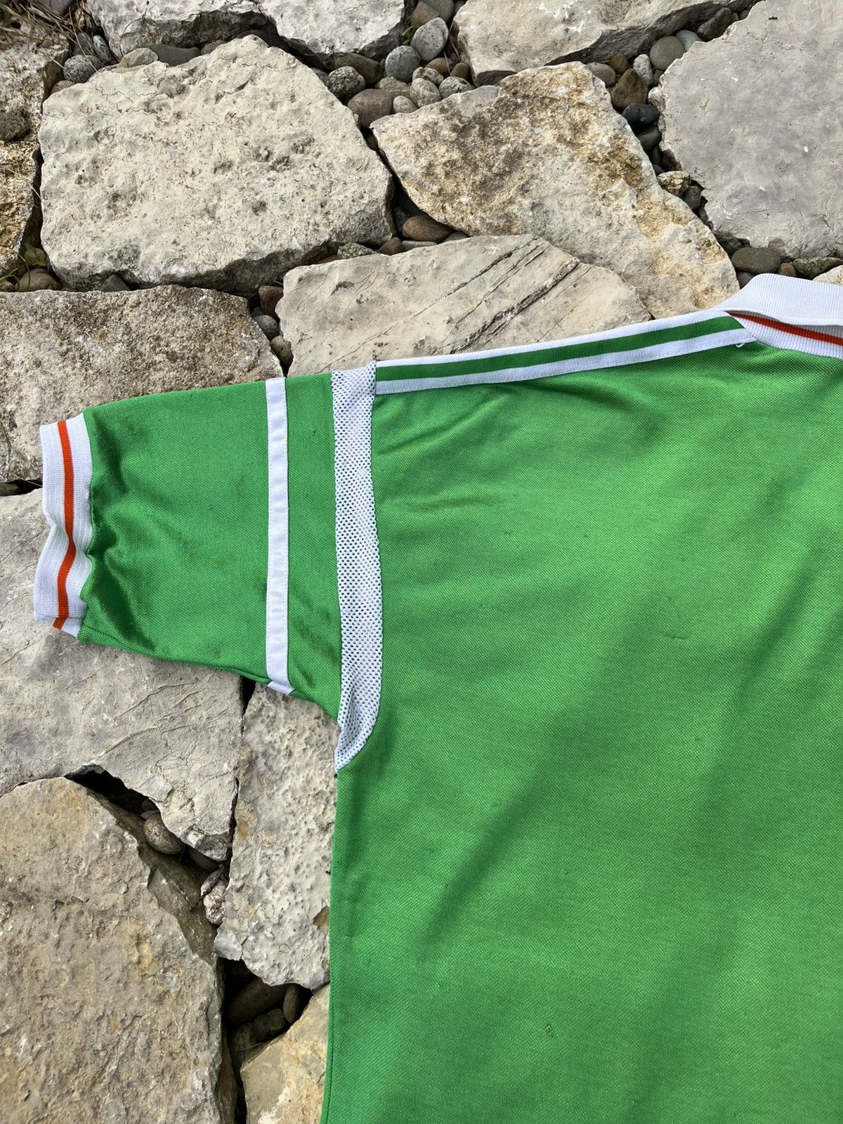 Adidas × Vintage Vintage 80s Adidas Ireland soccer jersey national team lucky Size US L / EU 52-54 / 3 - 21 Thumbnail