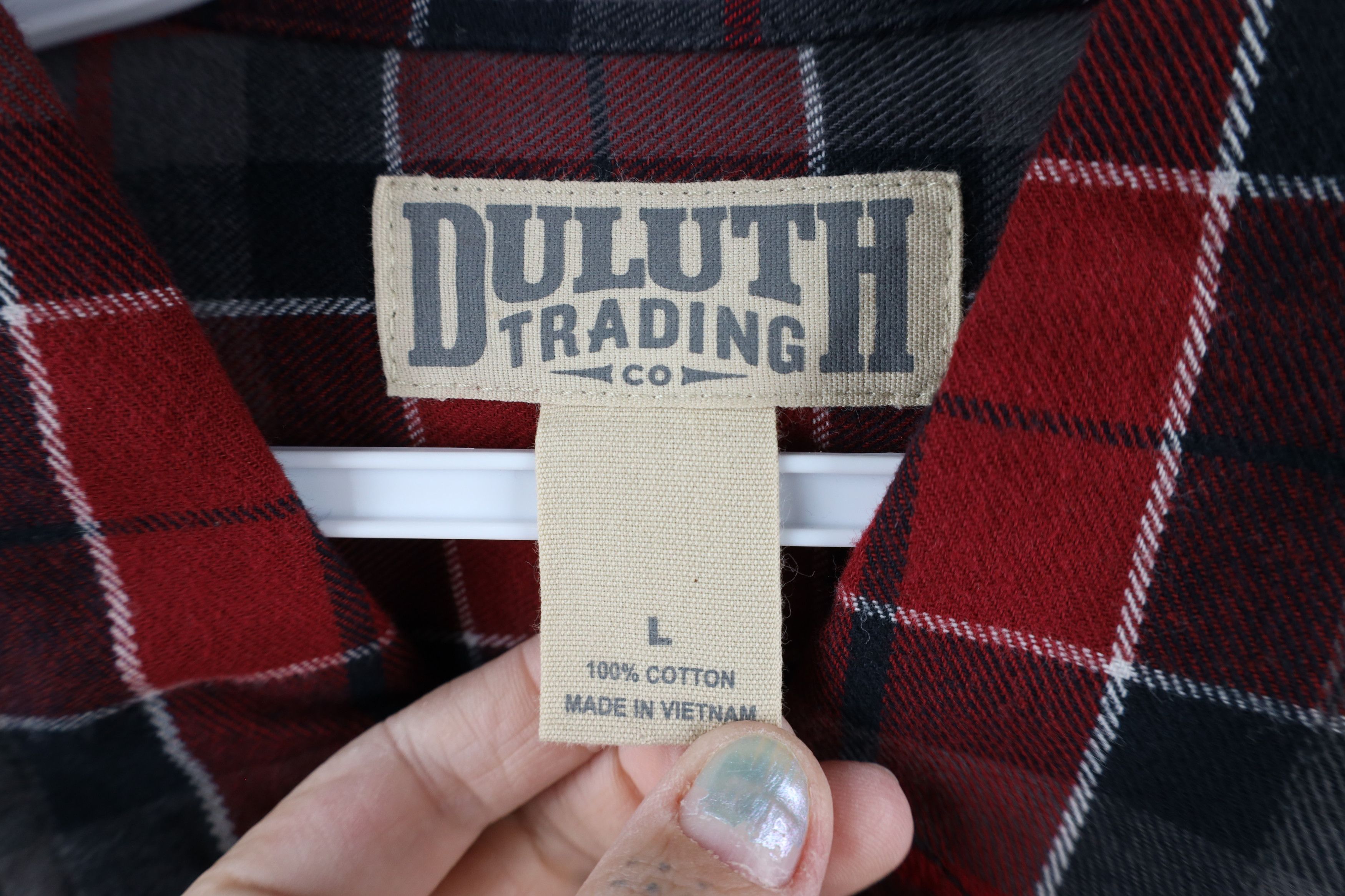 Duluth Trading Company × Vintage Duluth Trading Co Heavyweight Button Down Shirt Plaid Size US L / EU 52-54 / 3 - 5 Thumbnail