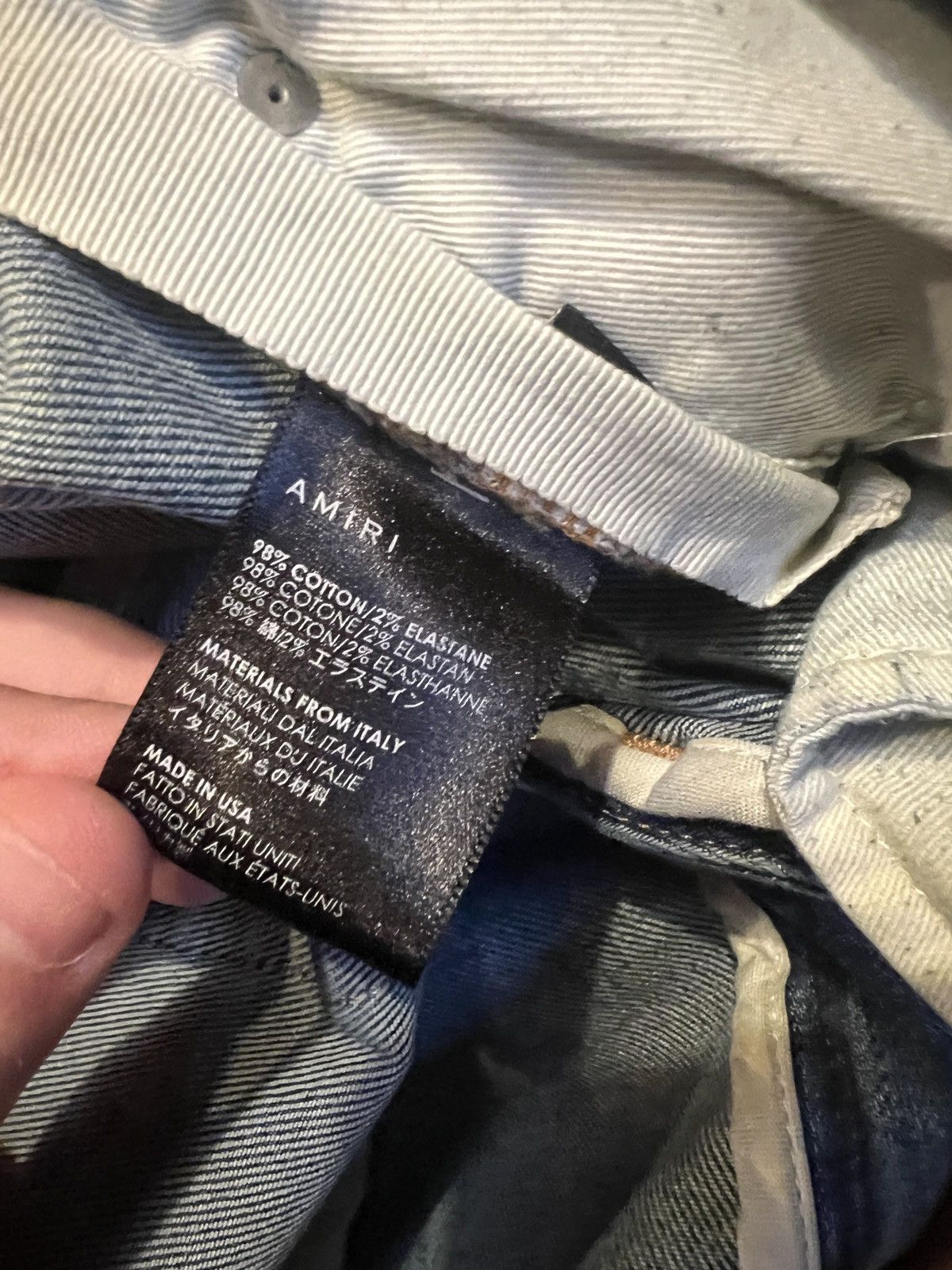 Amiri Amiri Designer Distressed Size 36 Skinny Jeans Size US 36 / EU 52 - 13 Thumbnail