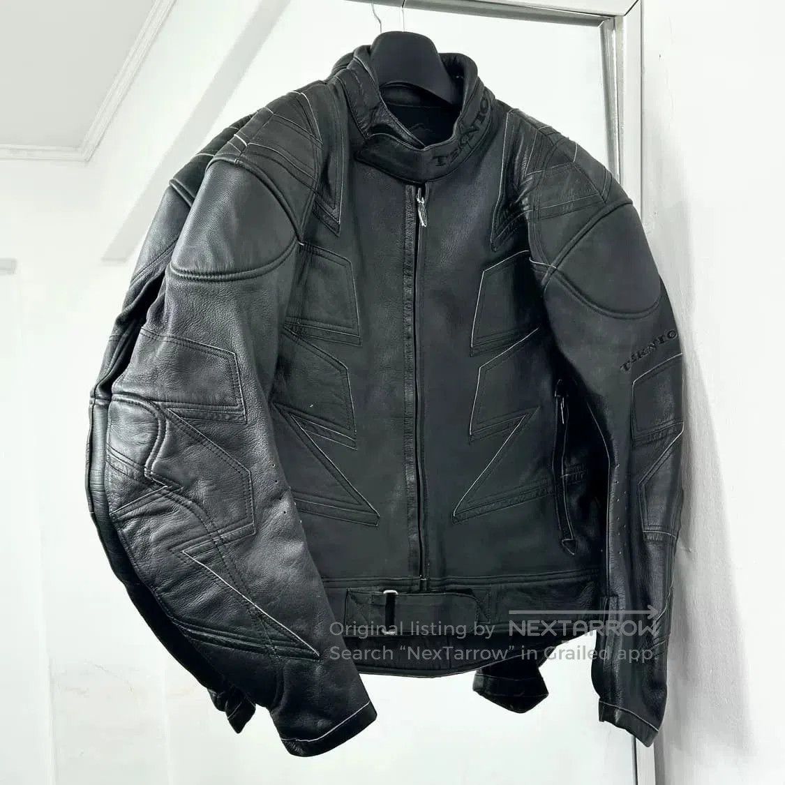 Japanese Brand × Vintage Vintage Wind armor leather jacket | Grailed