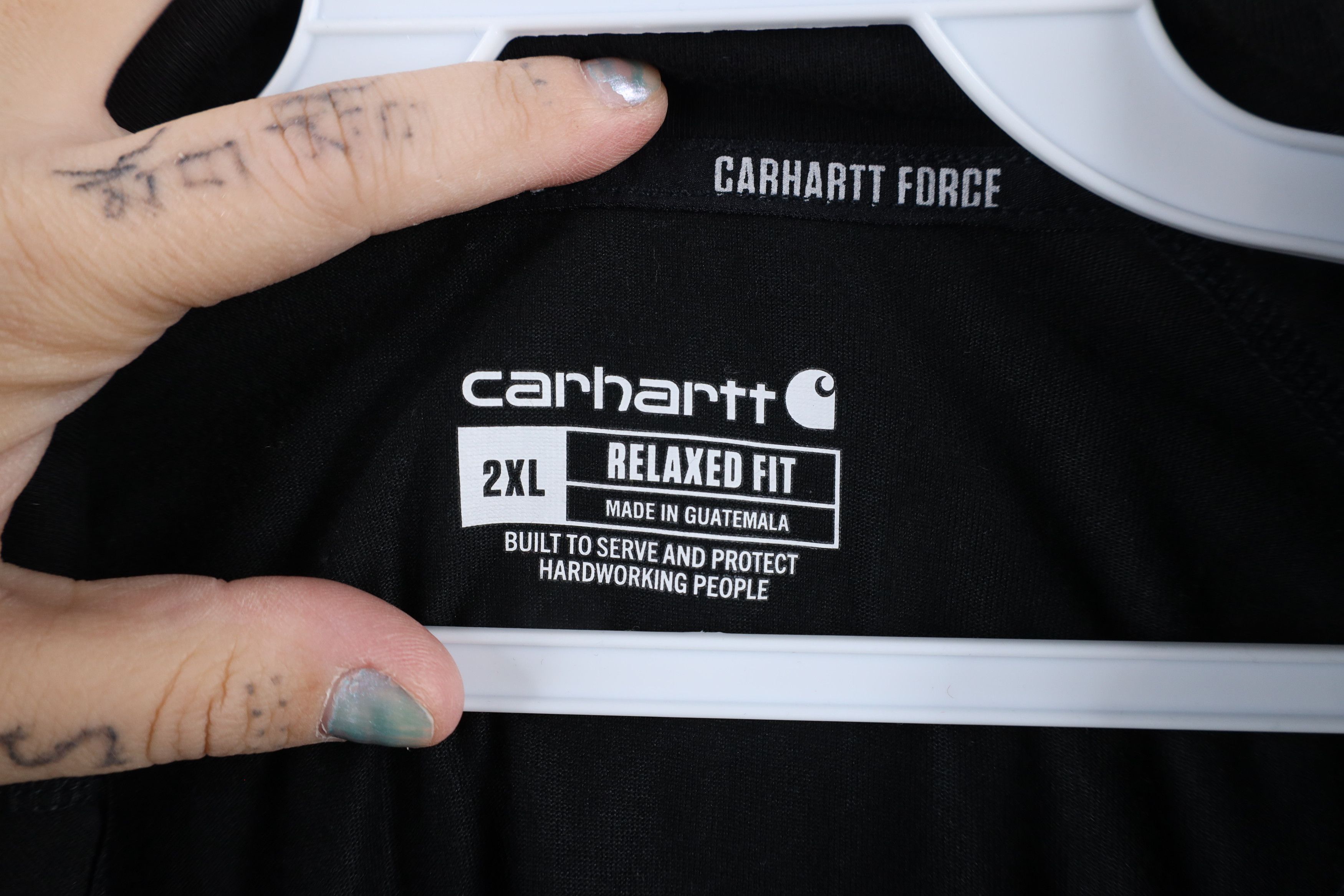 Carhartt × Vintage Carhartt Force Relaxed Fit Spell Out Half Zip Pullover Top Size US XXL / EU 58 / 5 - 7 Thumbnail