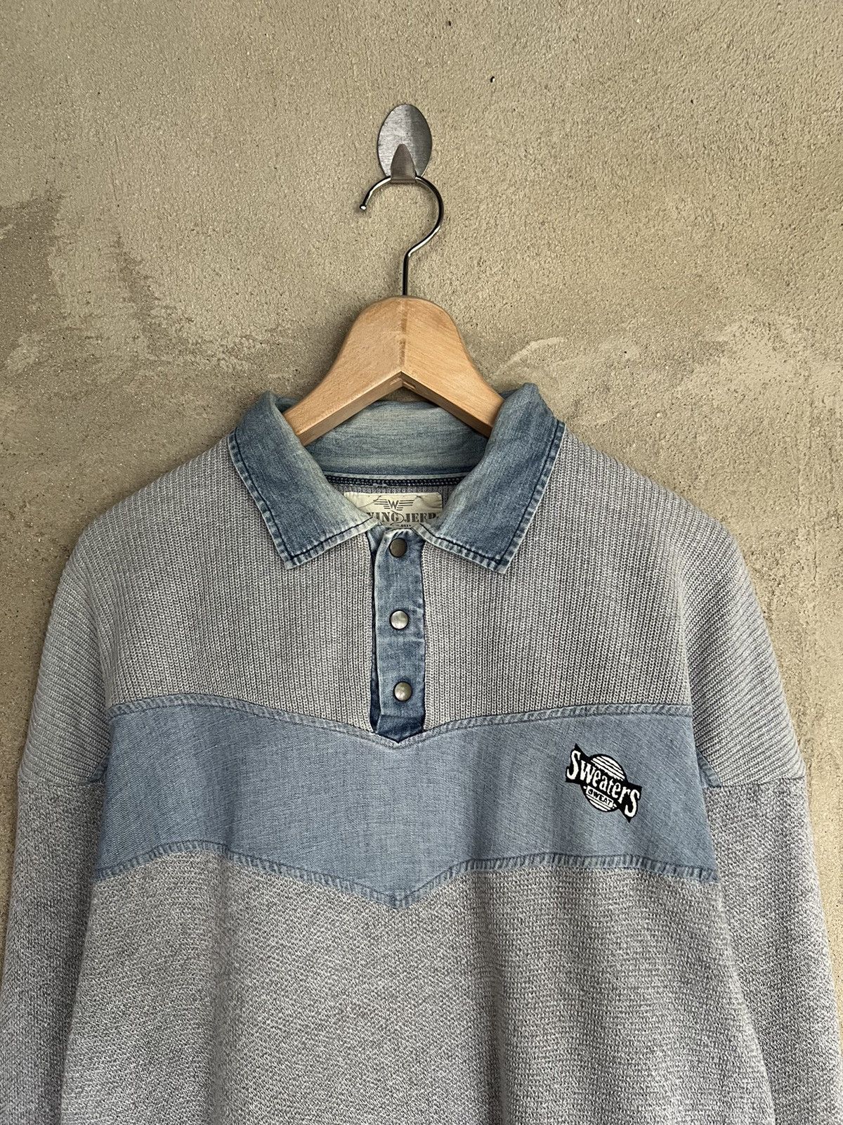 Wrangler Vintage Wrangler Denim Sweatshirt Size US M / EU 48-50 / 2 - 3 Thumbnail