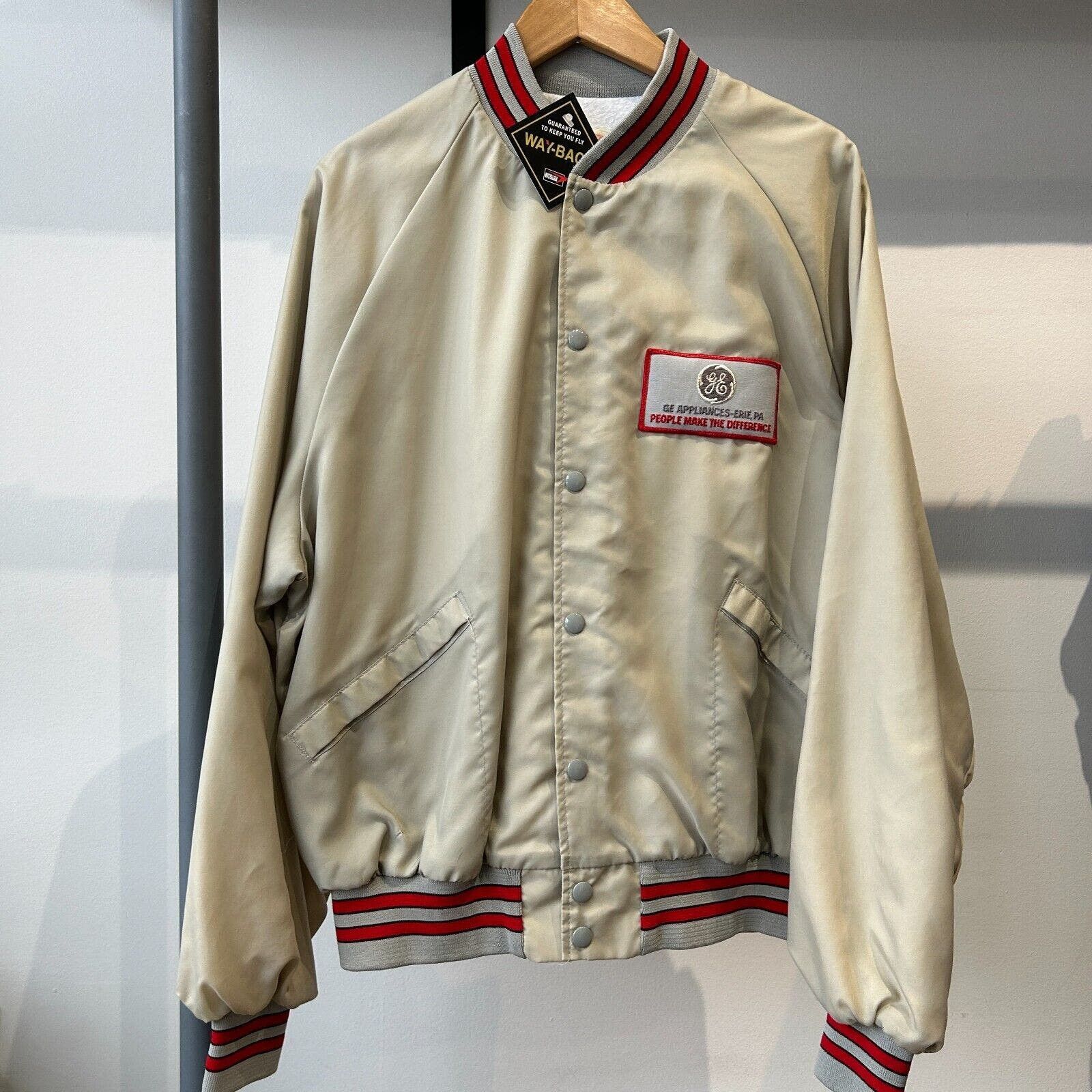 Vintage VINTAGE 80s | GE Appliances Bomber Jacket sz XL Adult Size US XL / EU 56 / 4 - 1 Thumbnail