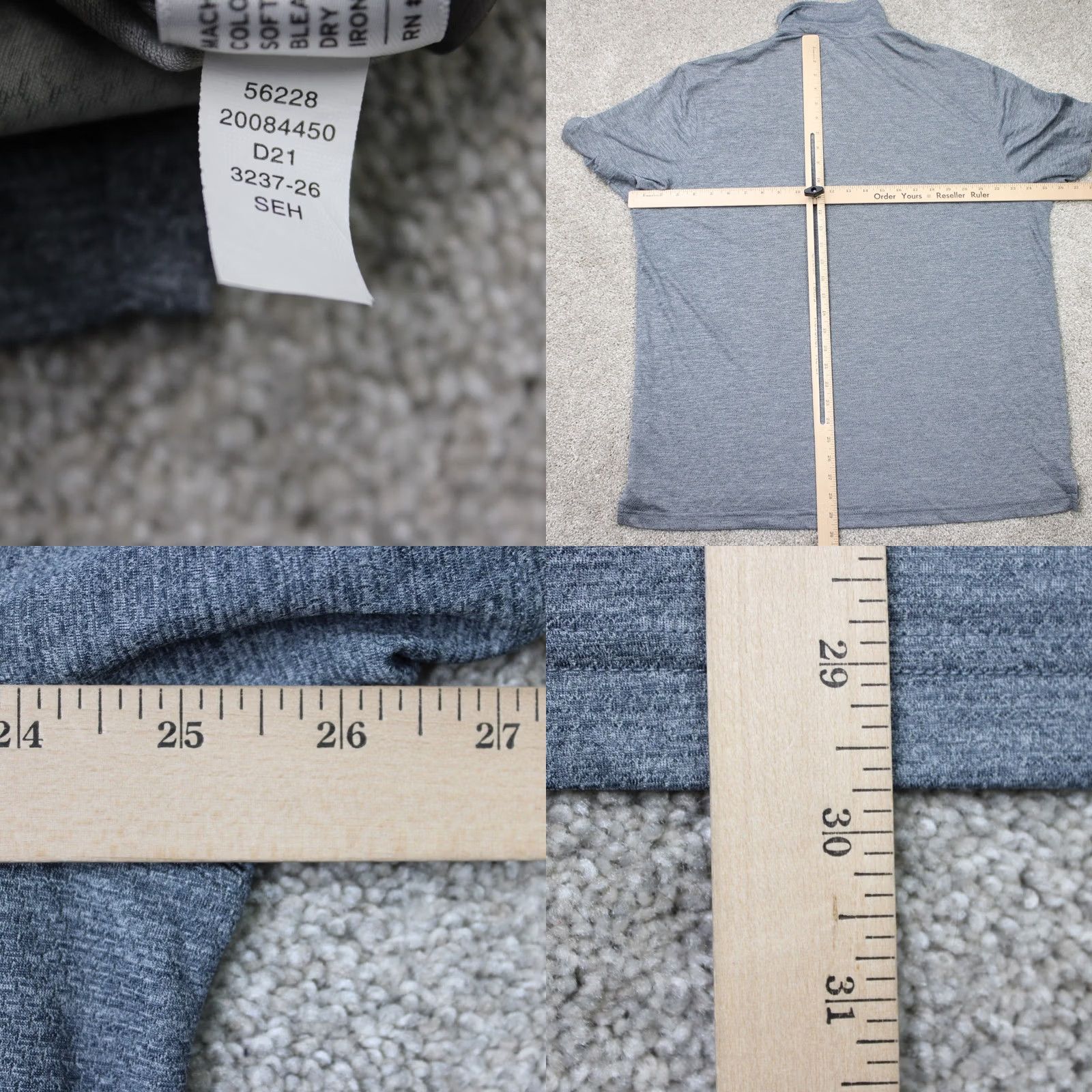 Vintage Duluth Polo Shirt Mens Large Gray Relaxed Fit Short Sleeve Polo Shirt Shirt Grays Mens Size US L / EU 52-54 / 3 - 8 Thumbnail