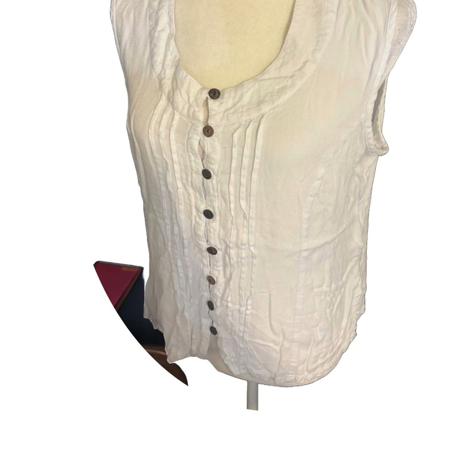 Other Go Fish • White Sleeveless Top • Size XXL Size XXL / US 16-18 / IT 52-54 - 1 Thumbnail