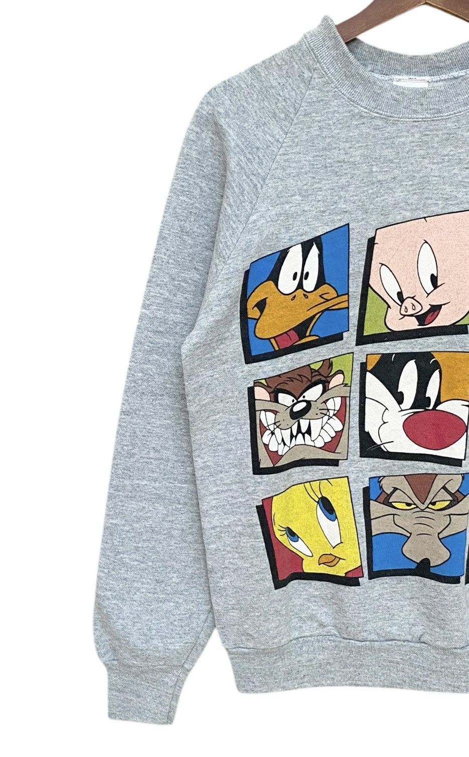 Vintage Vintage Cartoon Looney Tunes Sweatshirt 1990s Size US M / EU 48-50 / 2 - 3 Thumbnail
