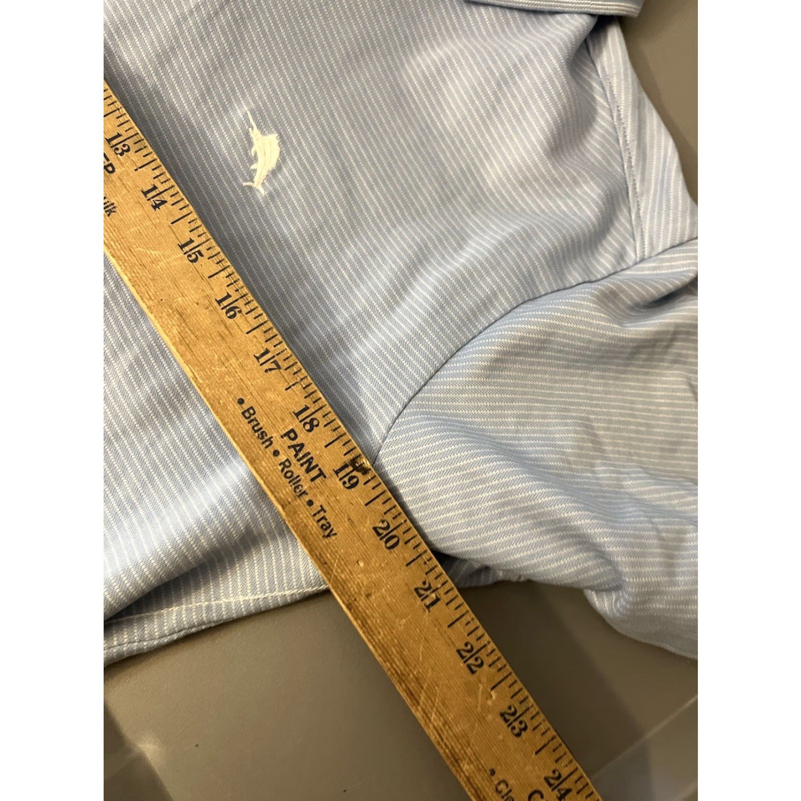 Tommy Bahama Tommy Bahama Polo Shirt Blue Striped Short Sleeve M Men Polo Shirt Medium Size US M / EU 48-50 / 2 - 5 Thumbnail