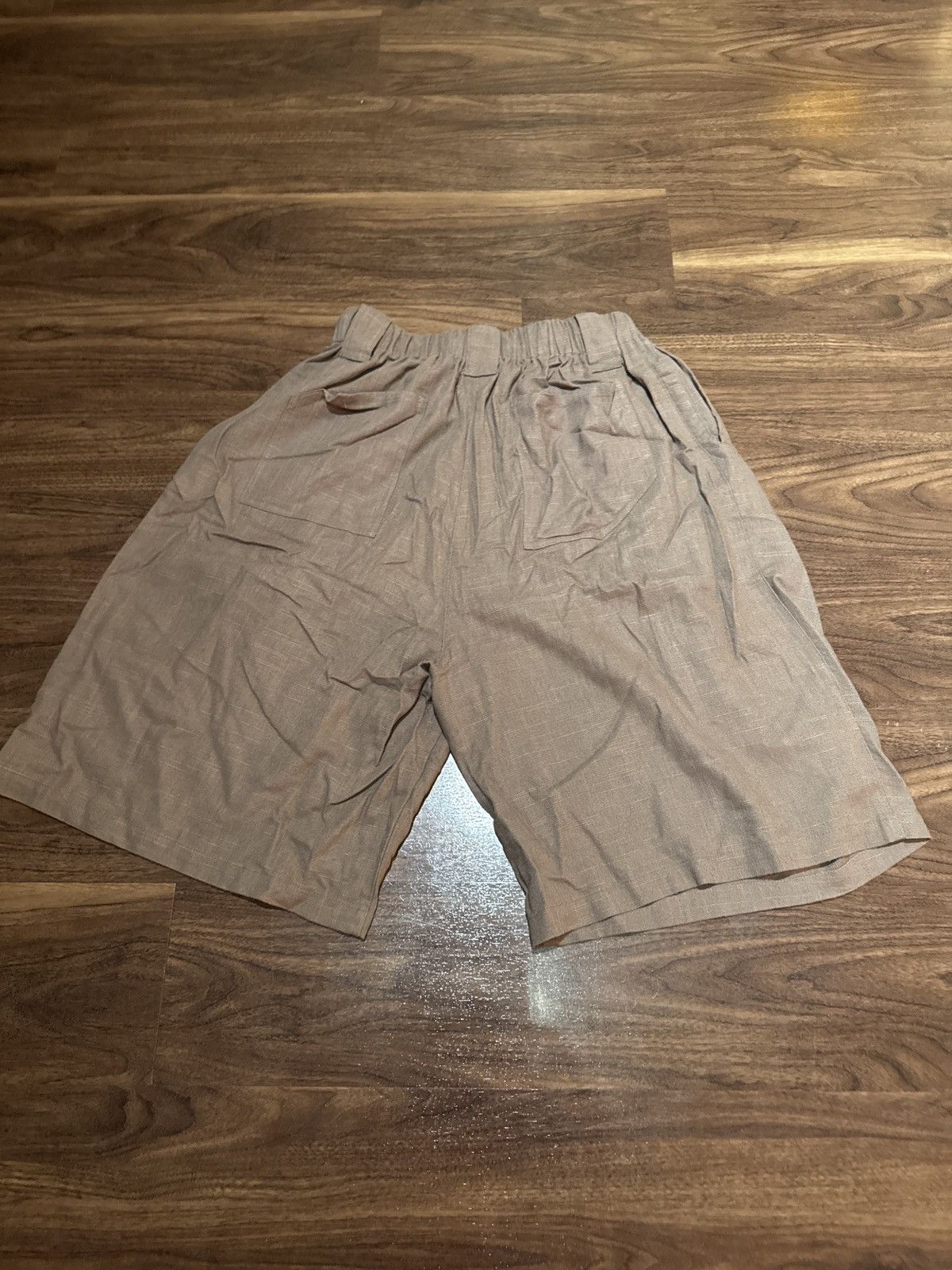 Other Brown Linen Shorts Size US 34 / EU 50 - 2 Thumbnail