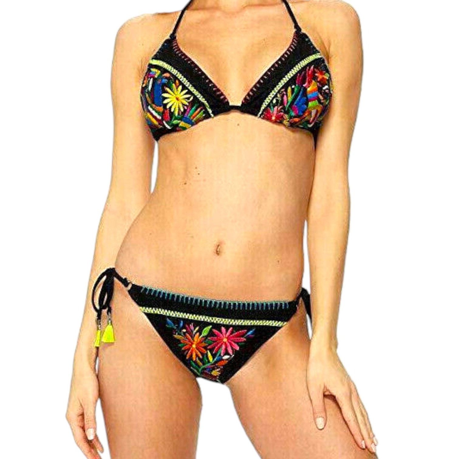 Nanette Lepore NANETTE LEPORE Marietas Embroidered Bikini Set, XS Size XS / US 0-2 / IT 36-38 - 13 Thumbnail