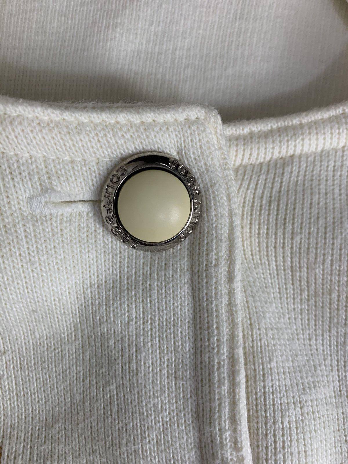 Courreges Vintage Courrèges Fashion Brand Paris Cardigan Sweatshirt Size S / US 4 / IT 40 - 14 Thumbnail