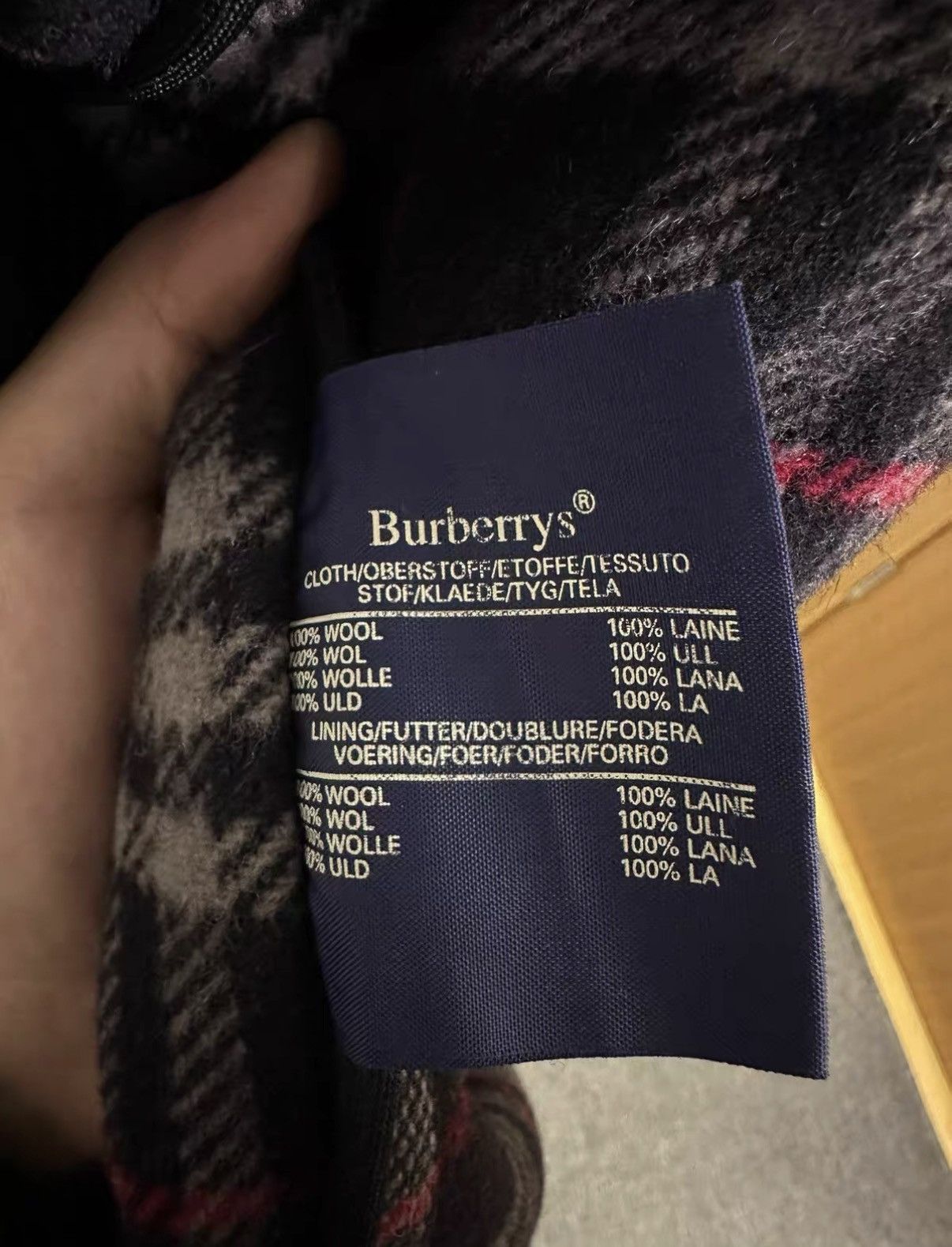 Burberry Burberry Men's Reversible Wool Duffle Coat J37 Size US L / EU 52-54 / 3 - 4 Thumbnail