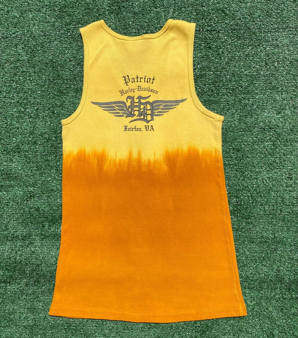 Harley Davidson 2004 Harley Davidson Eagle Flames Ombré Tank Top Small Size S / US 4 / IT 40 - 6 Thumbnail