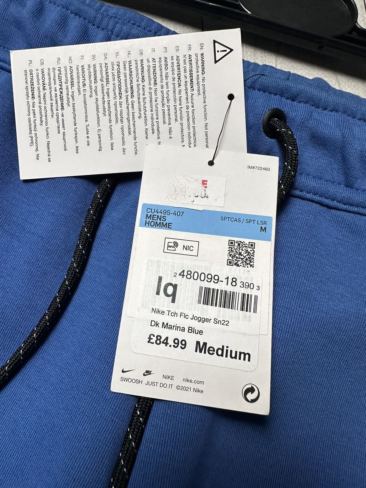 Nike Nike Tech fleece drill track suit size M blue rare Size US M / EU 48-50 / 2 - 6 Thumbnail