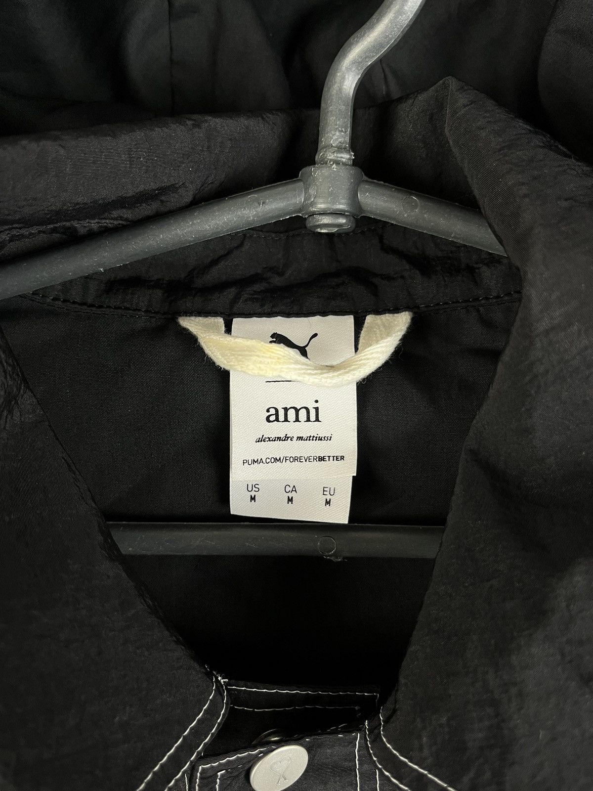 AMI × Puma PUMA X Ami Alexandre Mattiussi Lightweight Nylon Jacket $325 Size US M / EU 48-50 / 2 - 11 Thumbnail
