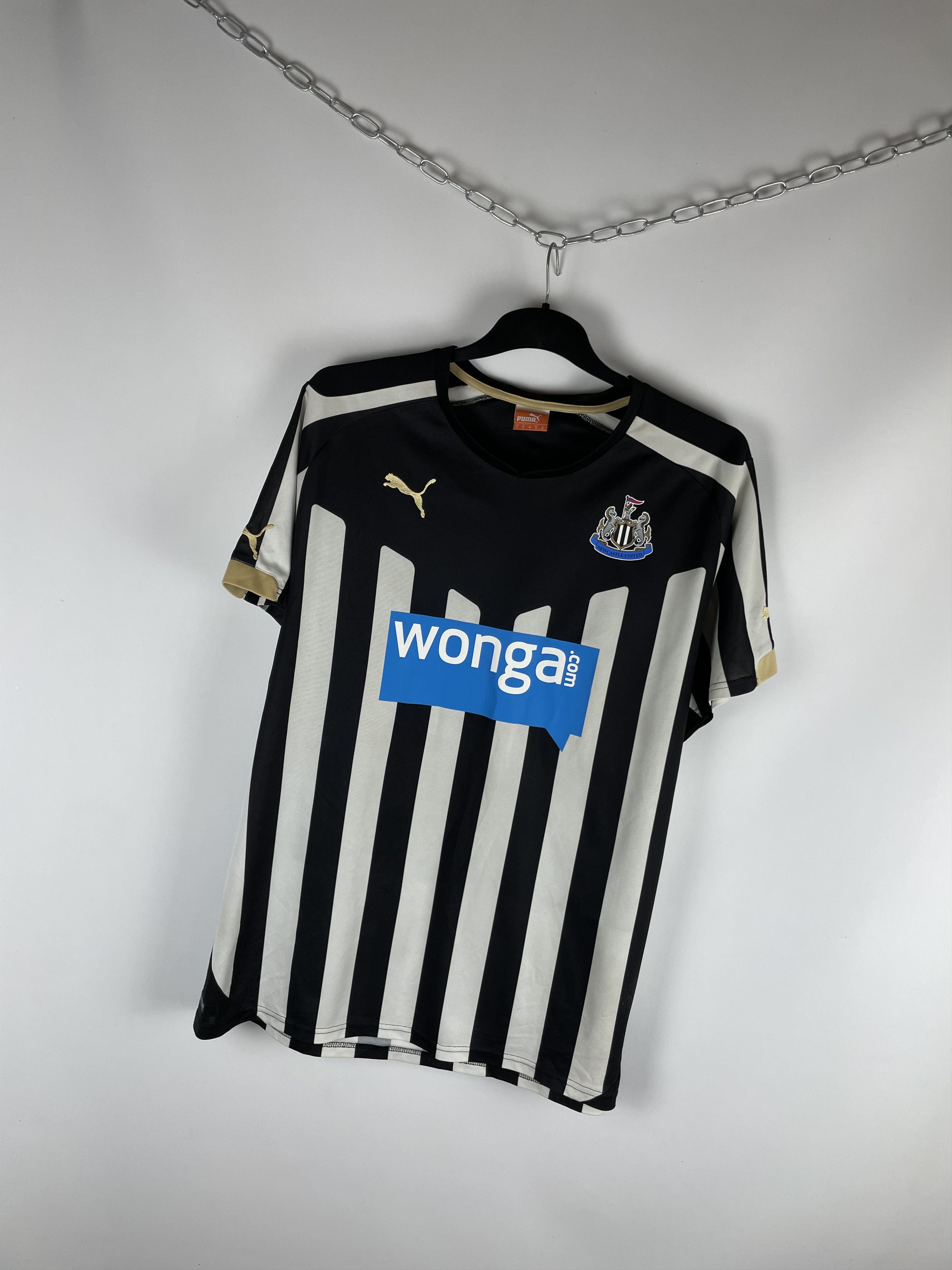 Puma × Vintage Mens Vintage Puma New Castle T-shirt soccer jersey Size US XL / EU 56 / 4 - 2 Thumbnail