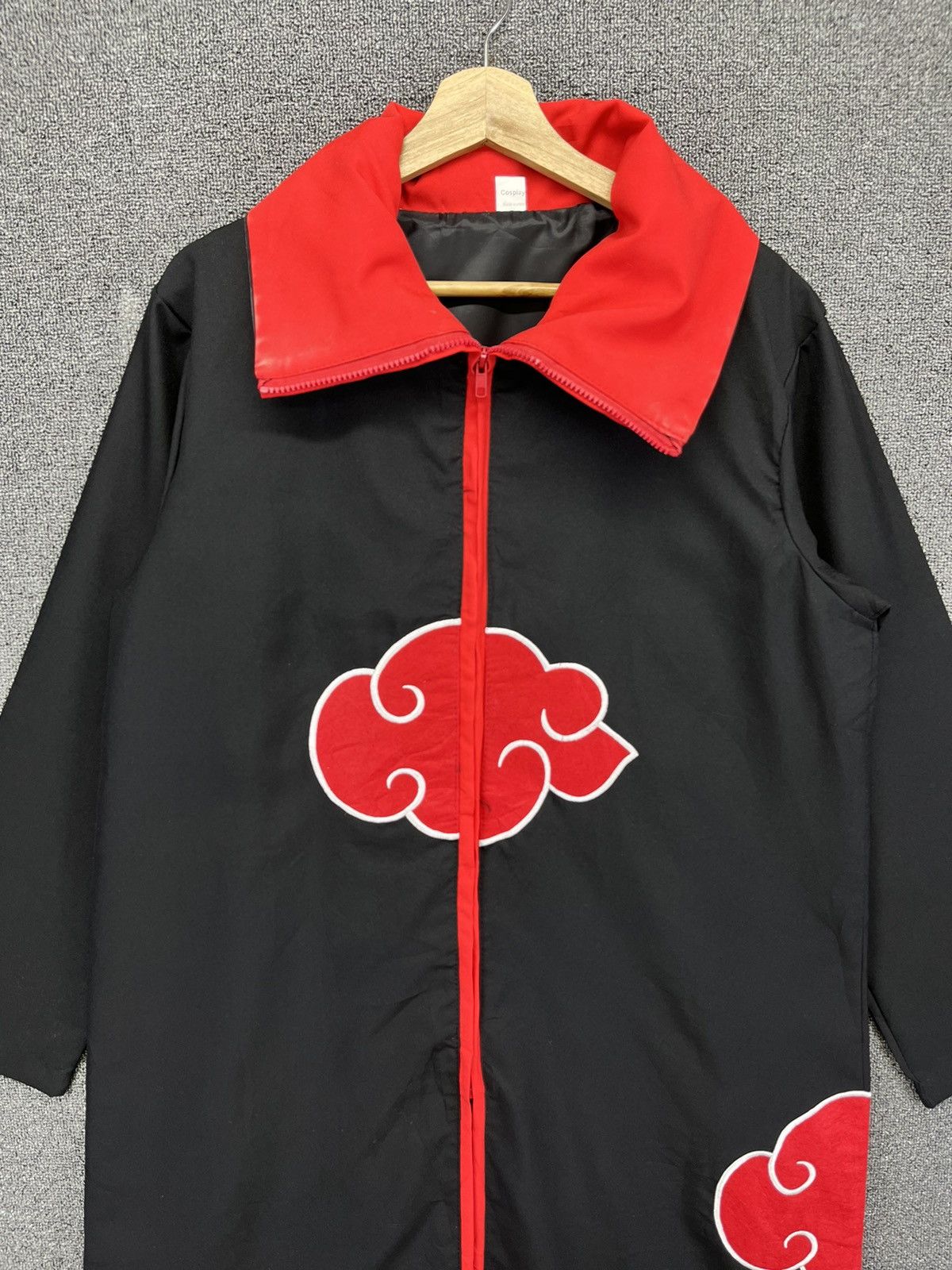 Anime Naruto Akatsuki Japanese Anime Cosplay Long Jacket Size US M / EU 48-50 / 2 - 2 Thumbnail