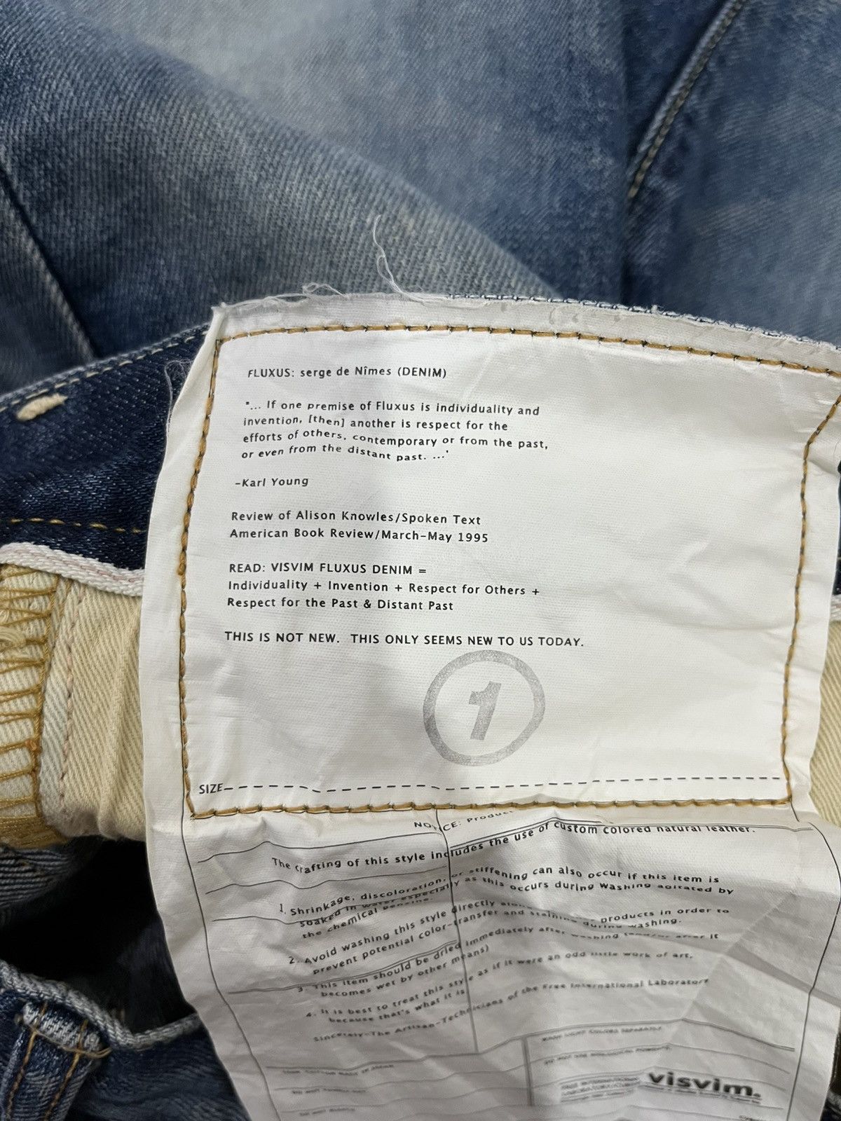 Visvim Visvim fluxus distressed denim Size US 28 / EU 44 - 6 Thumbnail