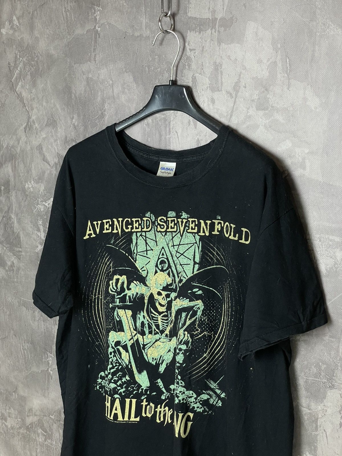 Band Tees × Vintage Avenged Sevenfold Band Tee Shirt Large Black Promo Merch Size US L / EU 52-54 / 3 - 7 Thumbnail