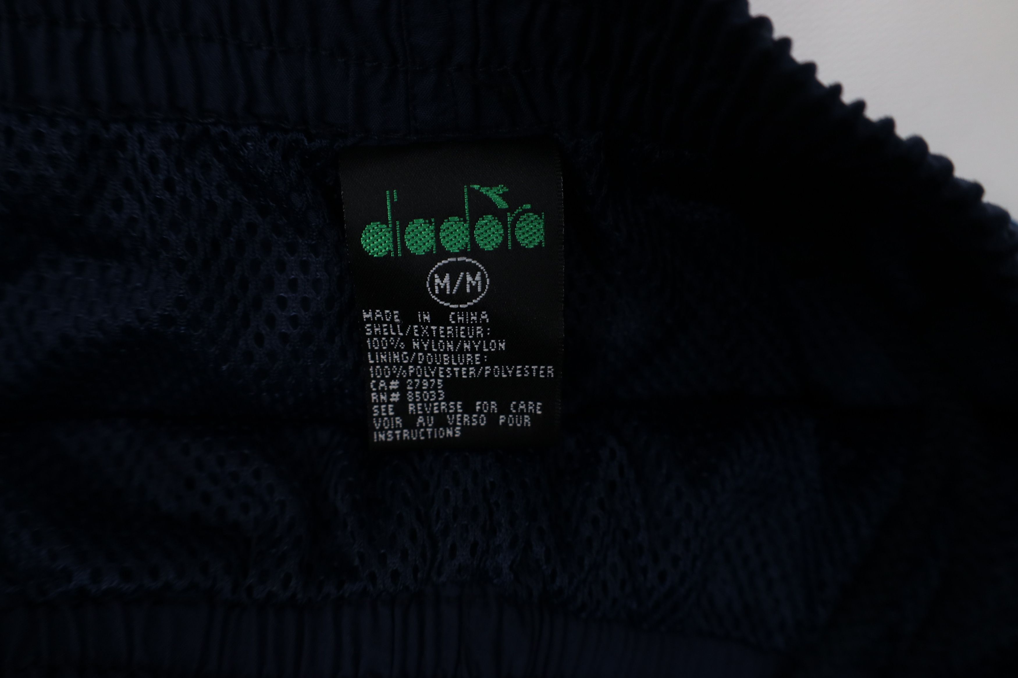 Diadora Vintage 90s Diadora Lined Tearaway Soccer Windbreaker Pants Size US 34 / EU 50 - 9 Thumbnail
