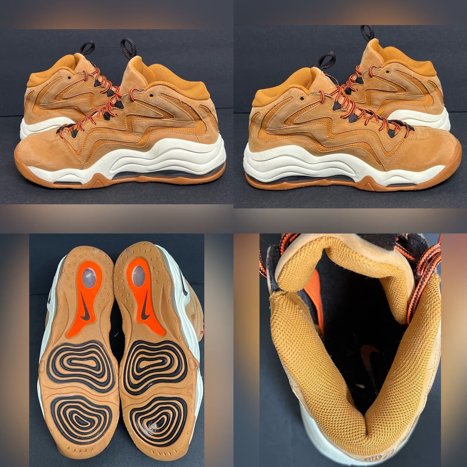 Nike VINTAGE Rare SAMPLE Nike Air Pippen 2017 Desert Ochre Velvet Brown Size 9 Mens Shoes Size US 9 / EU 42 - 8 Thumbnail