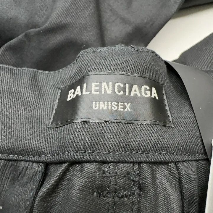 Balenciaga Balenciaga Black Long Casual Pants for Men and Women 0079-2 Size US 26 / EU 42 - 2 Thumbnail