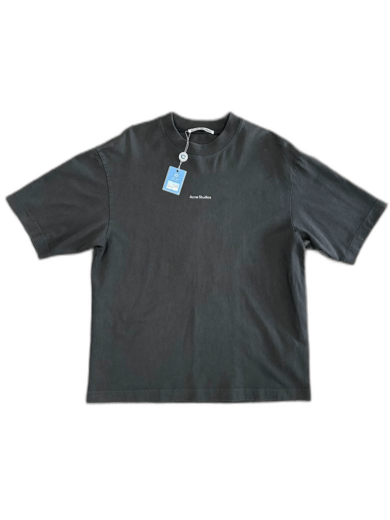 Acne Studios Acne Studios Black Distressed Letter Short Sleeve Size US XS / EU 42 / 0 - 1 Thumbnail