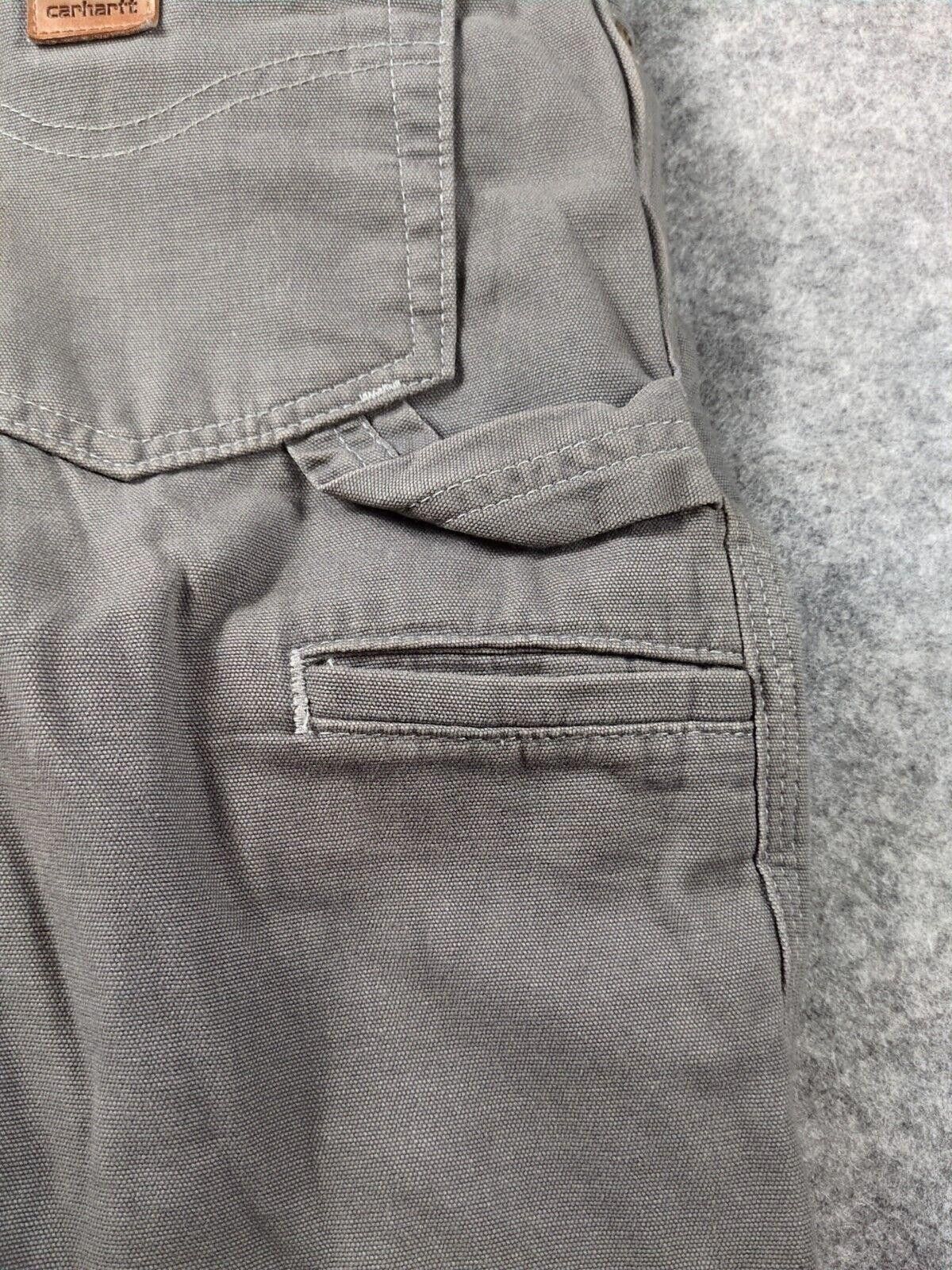 Carhartt Carhartt Carpenter Pants Men 34x32 Loose Fit Gray Canvas Size US 34 / EU 50 - 9 Thumbnail