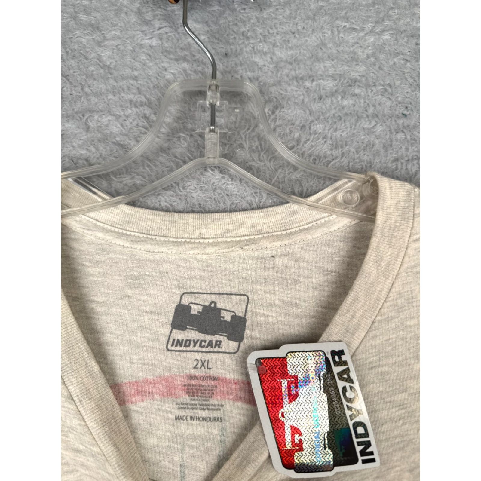 Vintage Legends Global Merchandise Nashville Grand Prix Shirt Adult 2XL Beige Short Sleeve Crew Neck Indycar Indy Size US XXL / EU 58 / 5 - 7 Thumbnail