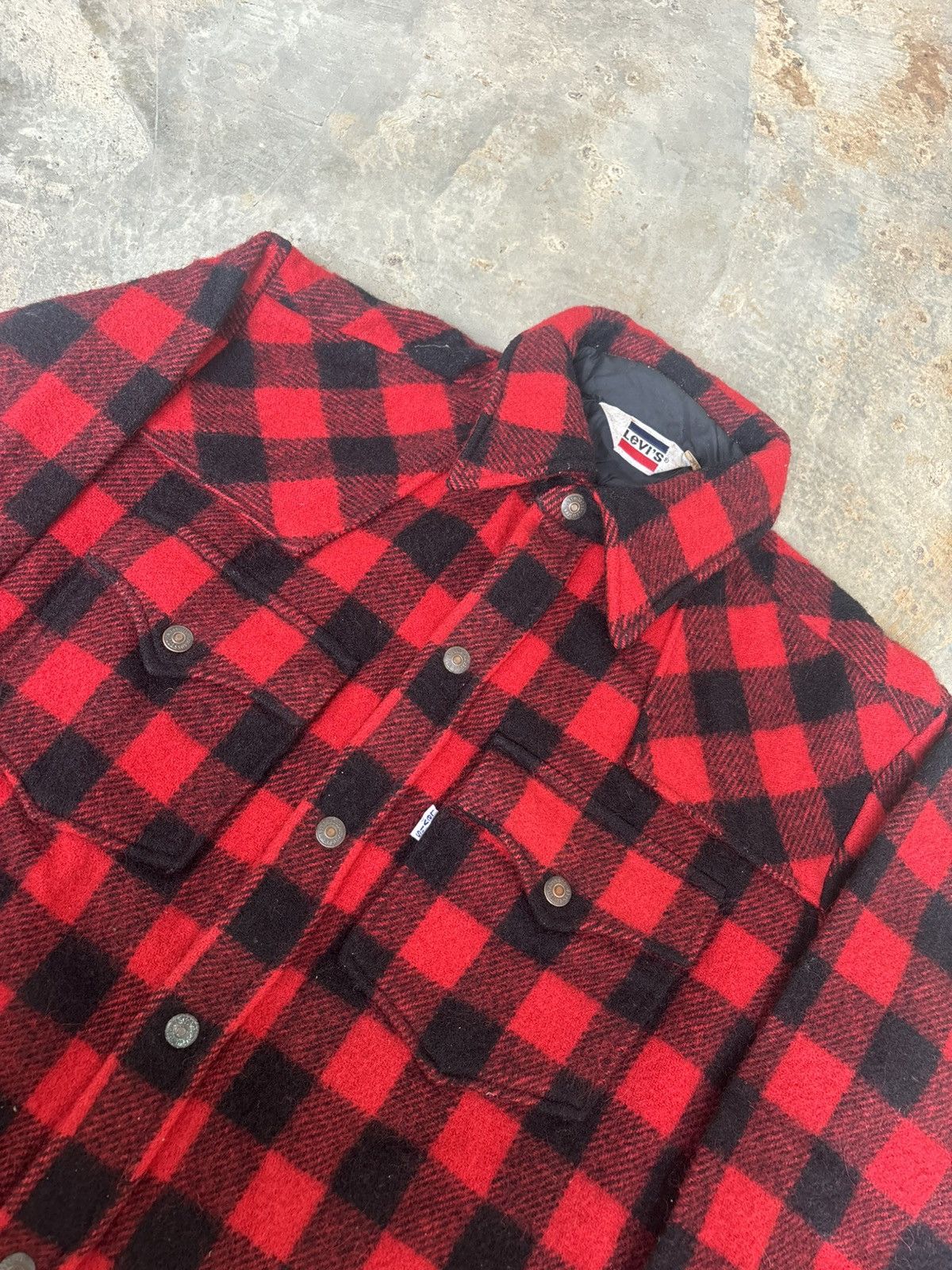 Levi's Vintage Clothing Vintage Levis 80s Flanel Shirt Size US M / EU 48-50 / 2 - 3 Thumbnail