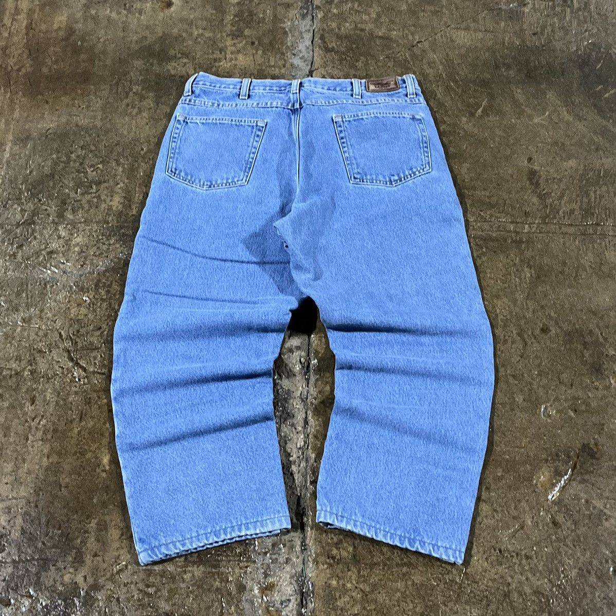 Carhartt × L.L. Bean × Vintage Crazy Vintage LL Bean Flannel Lined Essential Workwear Jeans Size US 34 / EU 50 - 1 Thumbnail