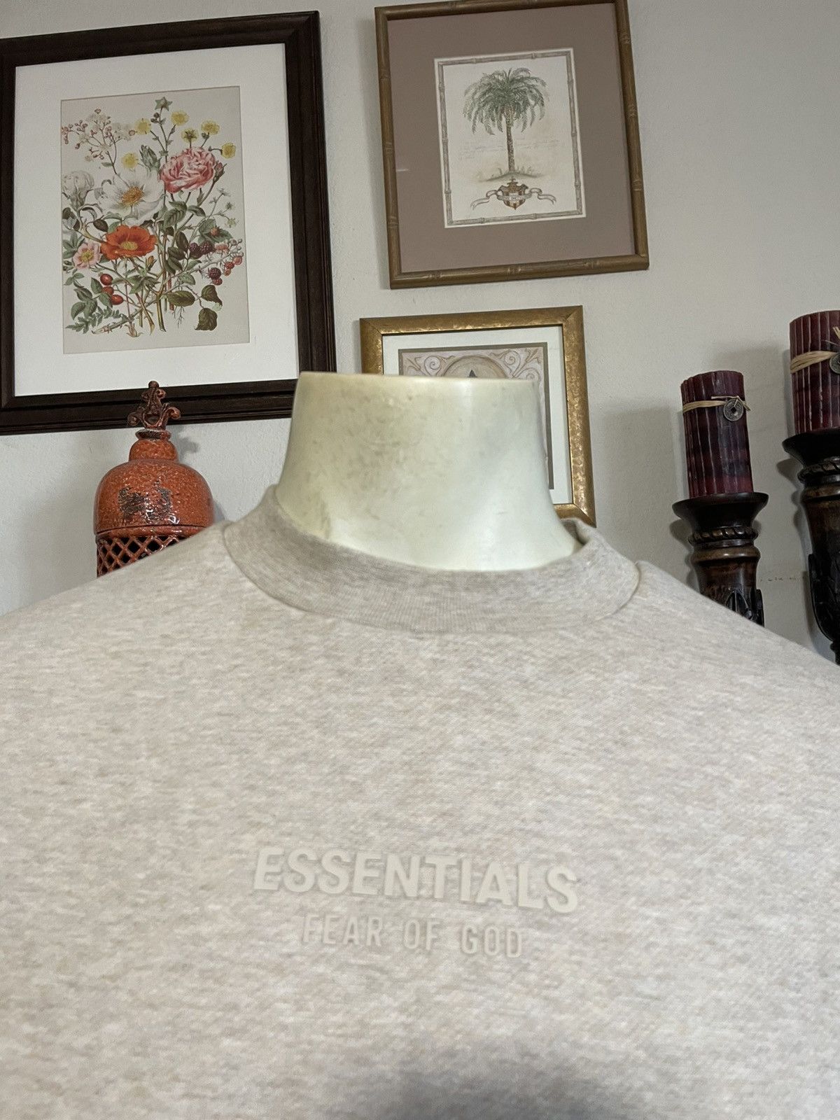 Essentials × Fear of God Crewneck oversized sweatshirt Size US M / EU 48-50 / 2 - 8 Thumbnail