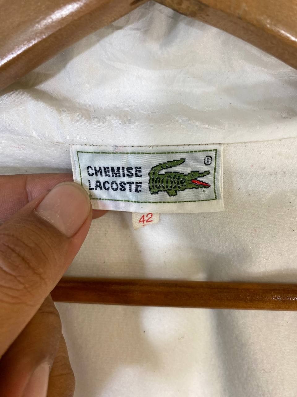 Lacoste vintage lacoste white bomber style jacket Size US L / EU 52-54 / 3 - 8 Thumbnail