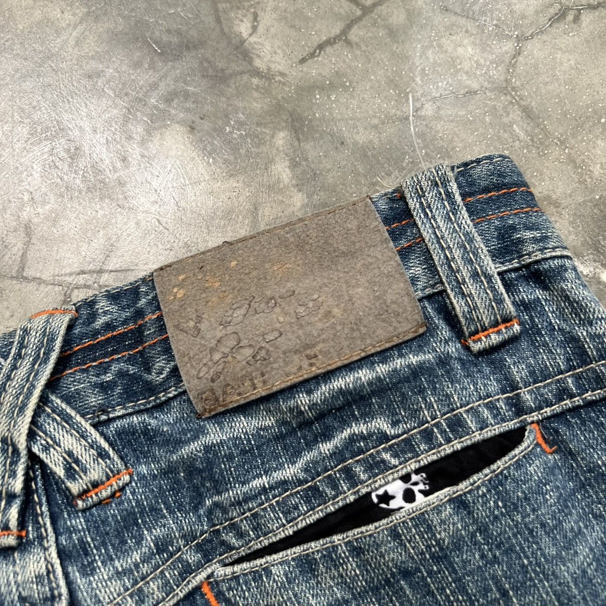Hysteric Glamour 2000s Ba-Tsu Studio Vkei Style Skull Faded Jeans Size US 26 / EU 42 - 9 Thumbnail