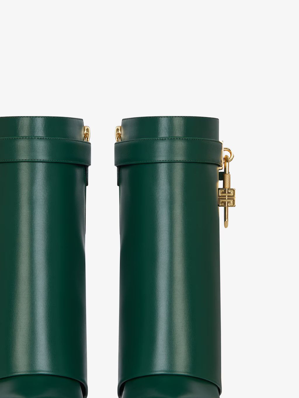Givenchy o1w1db10525 Shark Lock Ankle Boots in Green Size US 8 / IT 38 - 5 Thumbnail