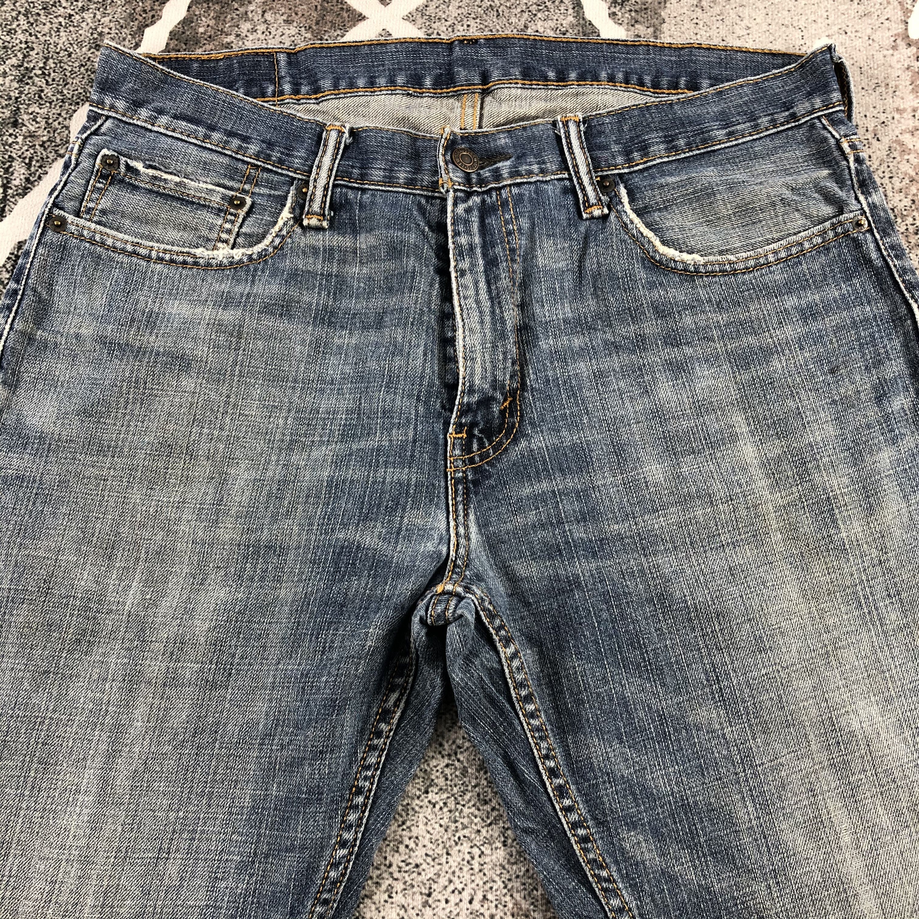 Levi's Vintage Levi's 559 Jeans Distressed Denim KJ998 Size US 33 - 3 Thumbnail