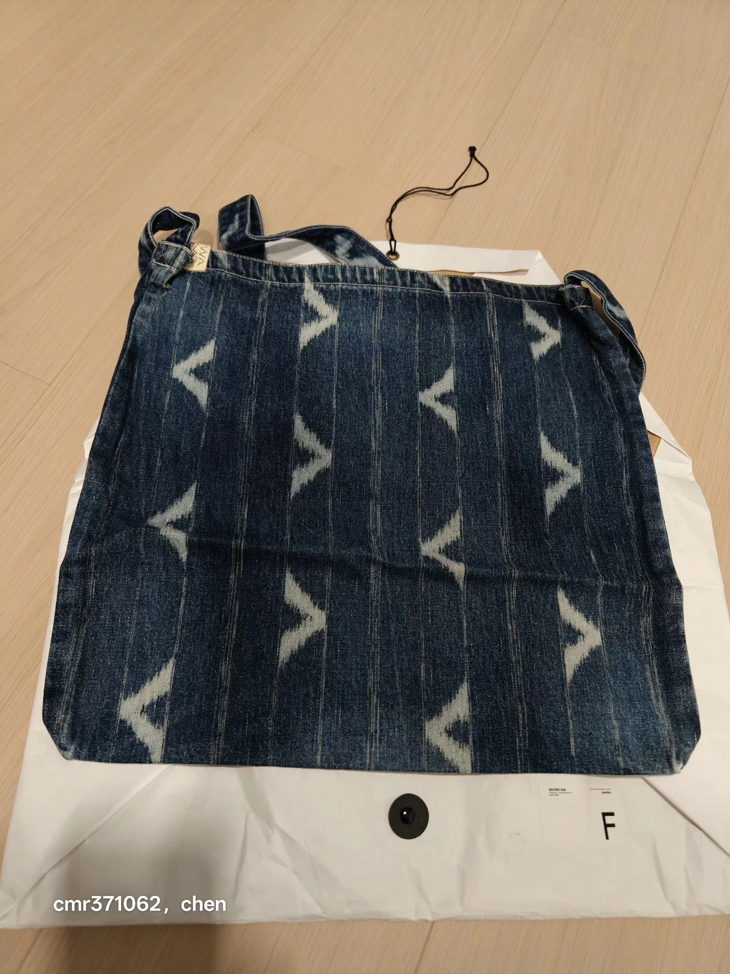 Visvim visvim 22ss Spot Record Bag Denim Indigo Wabash Kasuri Excl Size ONE SIZE - 1 Thumbnail