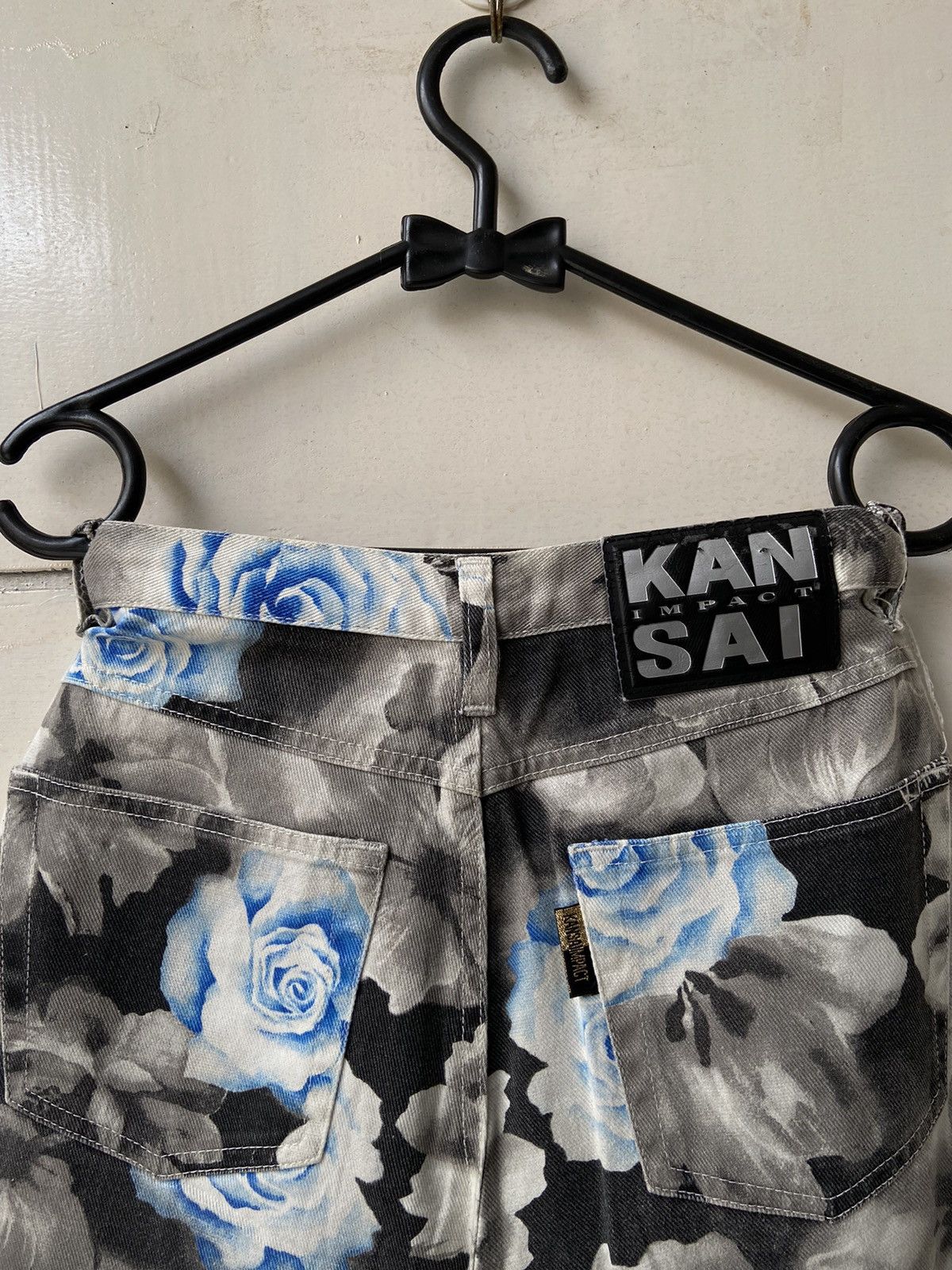 Kansai Yamamoto KANSAI IMPACT Flower Patterned Jeans Size US 28 / EU 44 - 16 Thumbnail