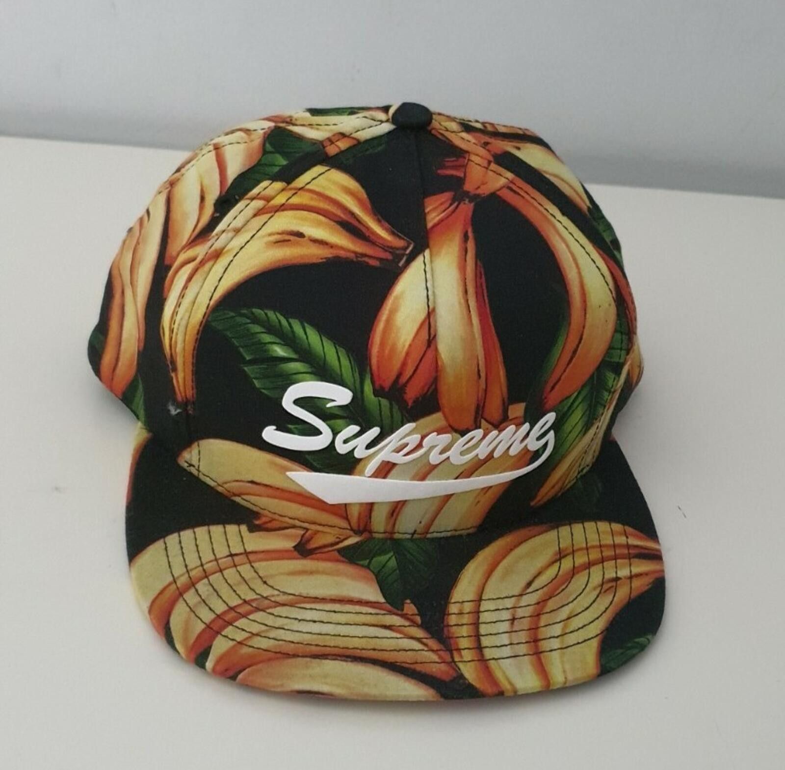 Supreme Supreme 5 panel cap New York London Paris y2k print hat