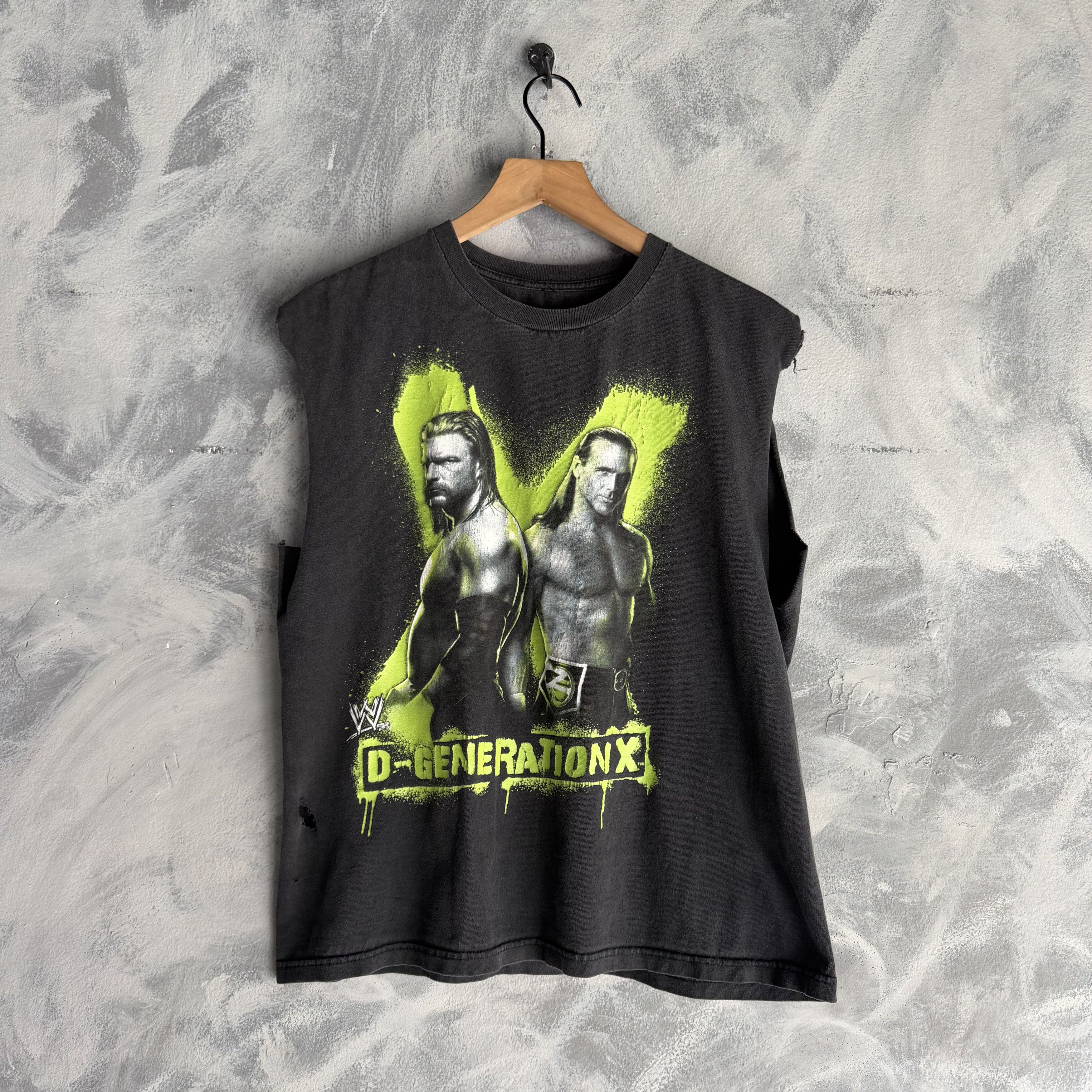 Vtg D Generation X Shawn Michaels Triple H Shirt Mens WWE