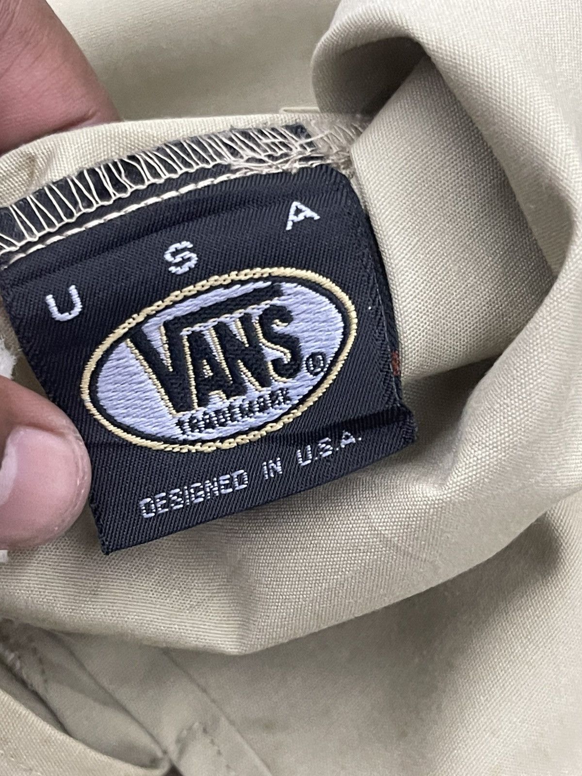 Vans Vintage 90s VANS Skateboard Work Shirt Utility Cargo Pockets Size US M / EU 48-50 / 2 - 11 Thumbnail