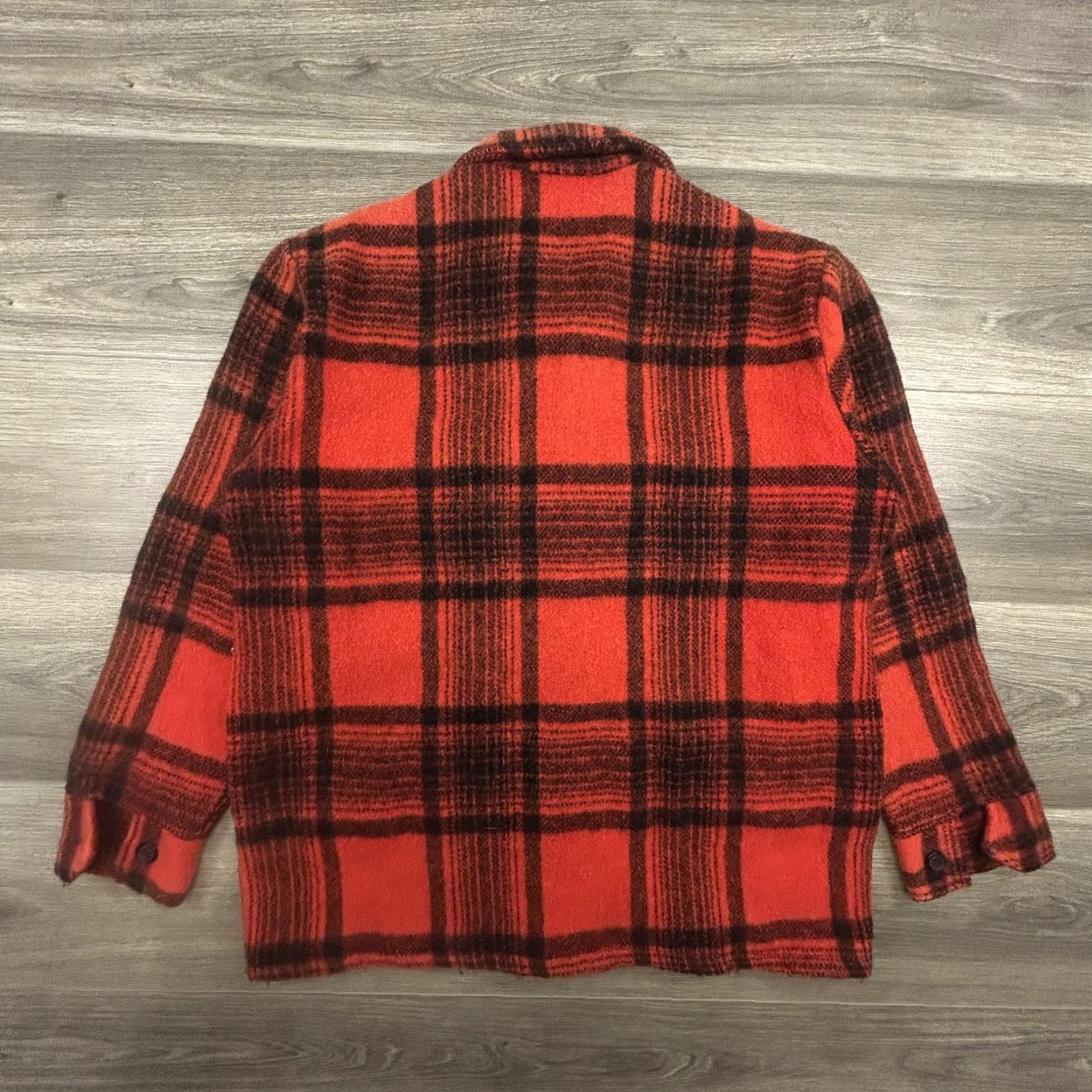 Vintage VINTAGE Deacon Brothers Dea-Jacket Shirt Mens Large Buffalo Plaid 60s Made USA Size US L / EU 52-54 / 3 - 2 Thumbnail
