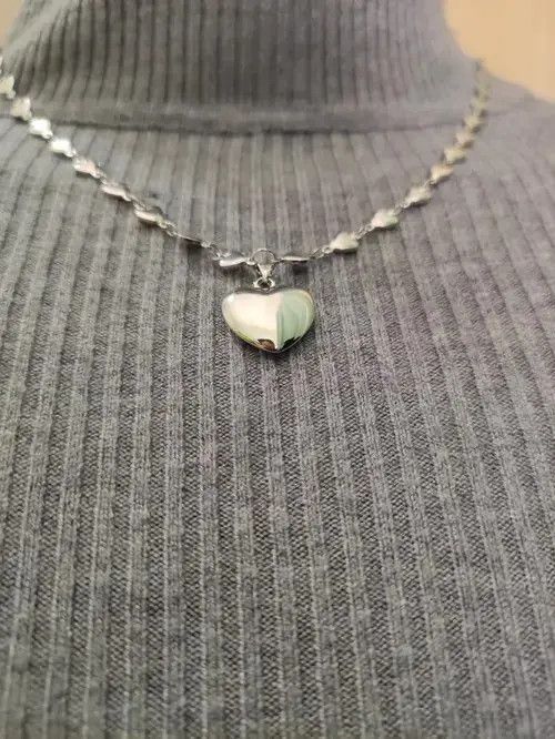 VIBE Heart Punk Necklace Chain Choker Size ONE SIZE - 4 Thumbnail