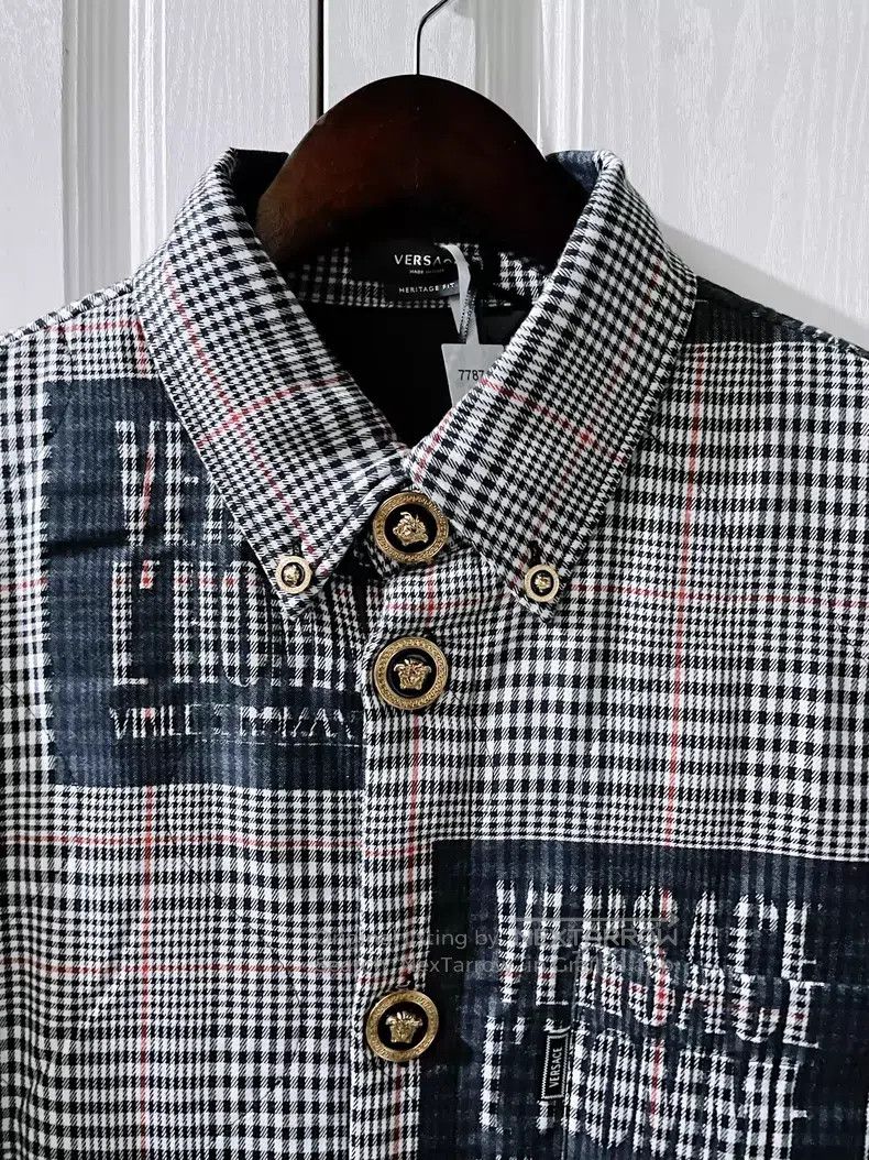 Versace Versace Collared cotton jacket Size US XXL / EU 58 / 5 - 3 Thumbnail